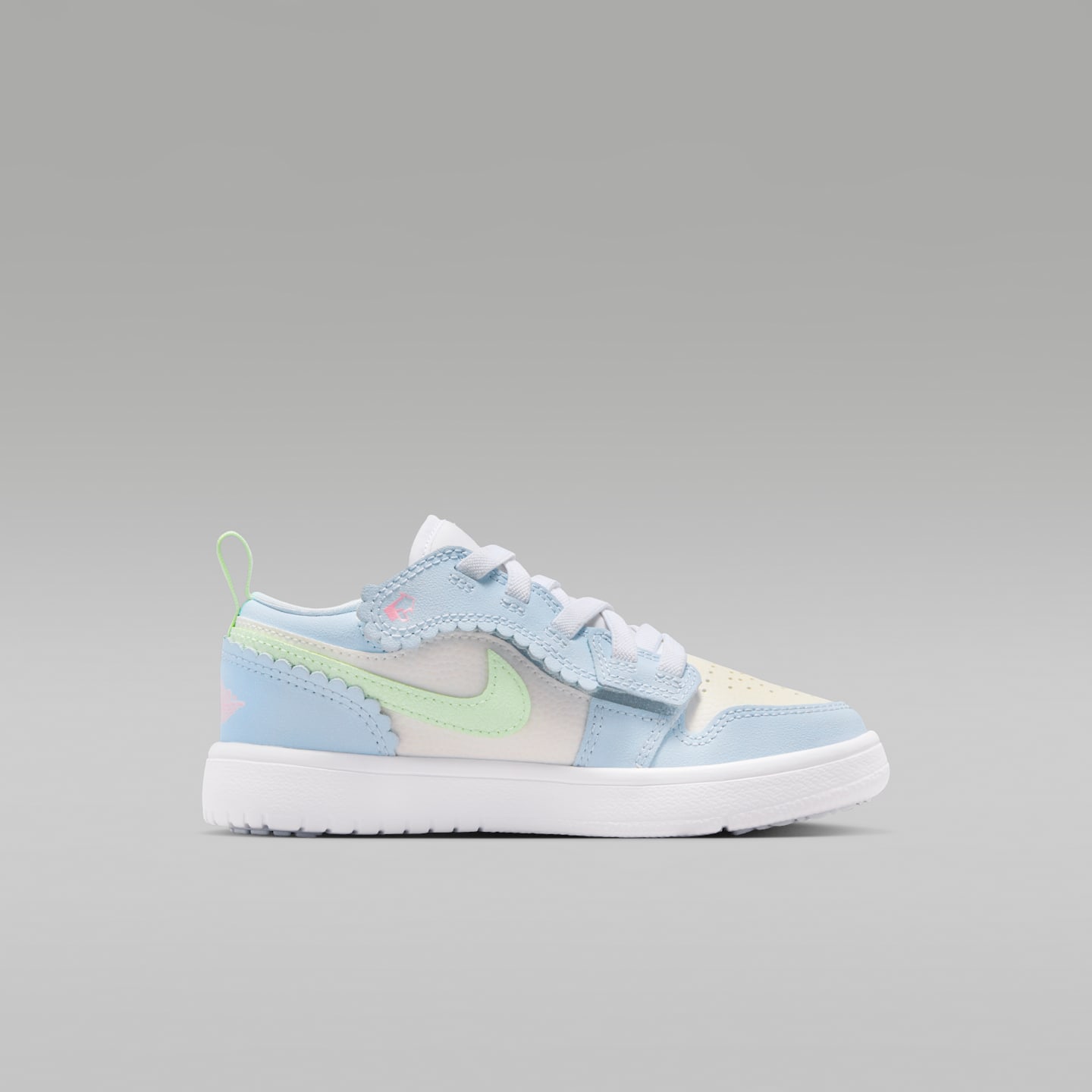 Детские кроссовки Jordan 1 Low Alt SE, цвет: Синий / Молочный — фото 3