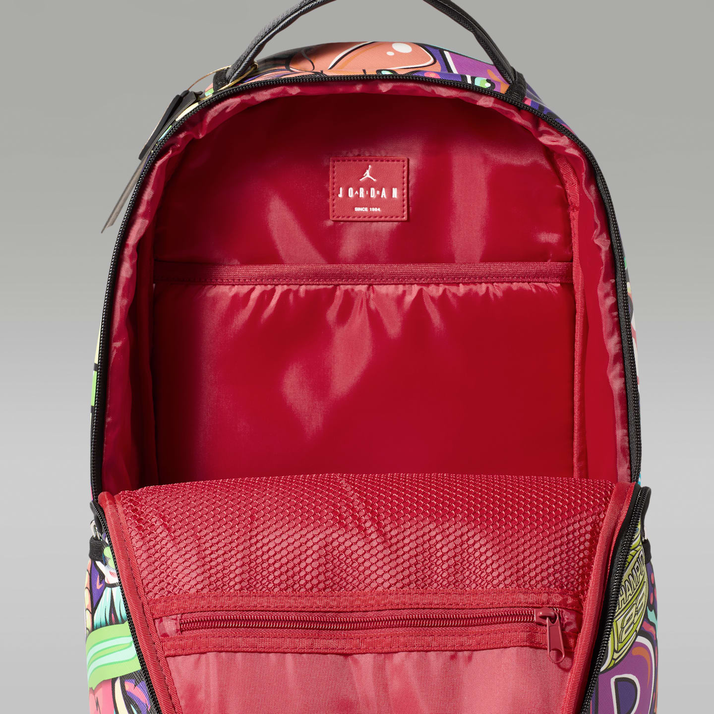 Рюкзак Jordan 6 Rings Graffiti (26L), цвет: Чёрный / Разноцветный — фото 5