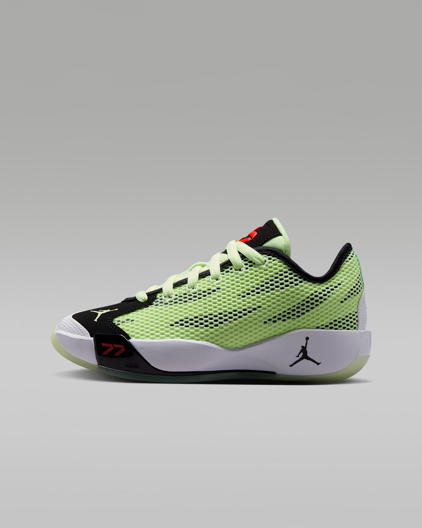Кроссовки Nike Luka 77 Basketball, цвет: Кислотно-жёлтый / Чёрный — фото 9