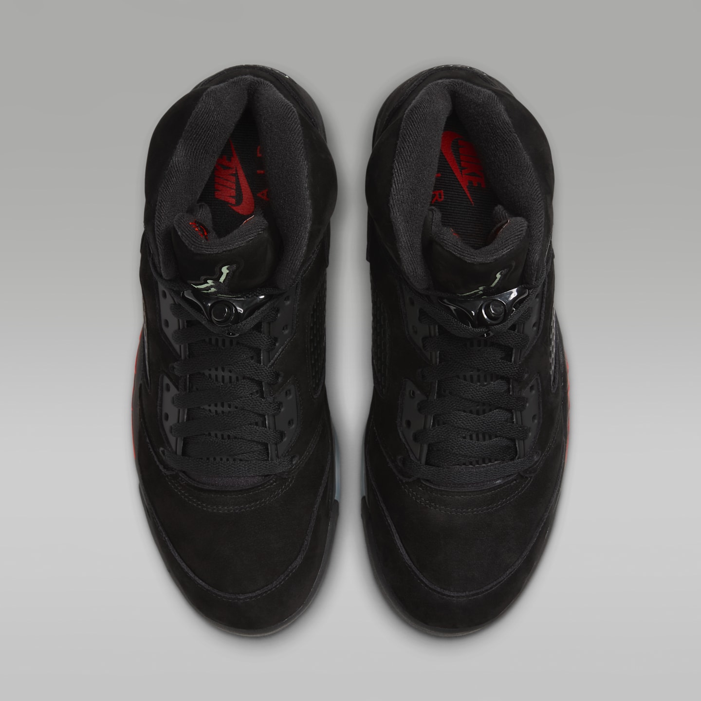 Детские кроссовки Jordan Air Jordan 5 Retro "Halloween, цвет: Чёрный / Красный, вариант 1 — фото 4