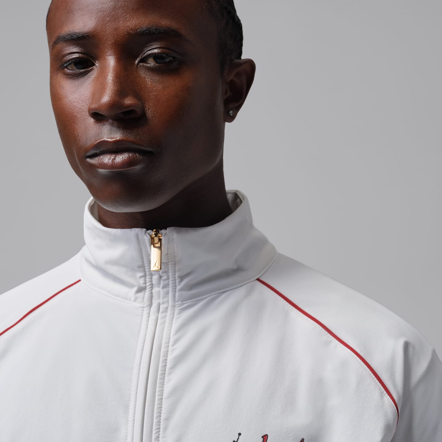 Мужской пиджак Jordan Sport Dome Jam Suit, цвет: Снежный белый / Чёрный — фото 3