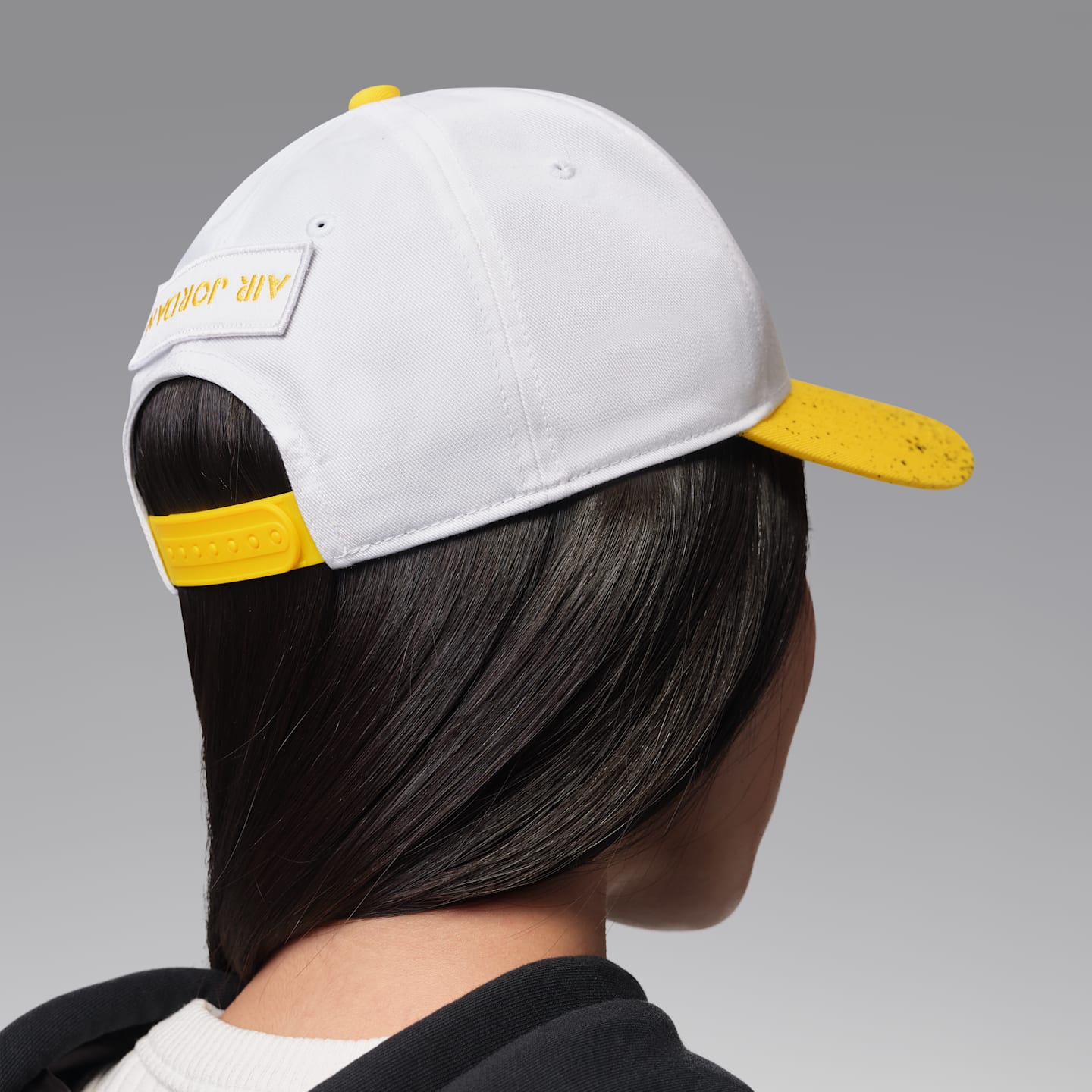 Мужская кепка Jordan Rise "Tour Yellow" Adjustable, цвет: Белый / Жёлтый — фото 2