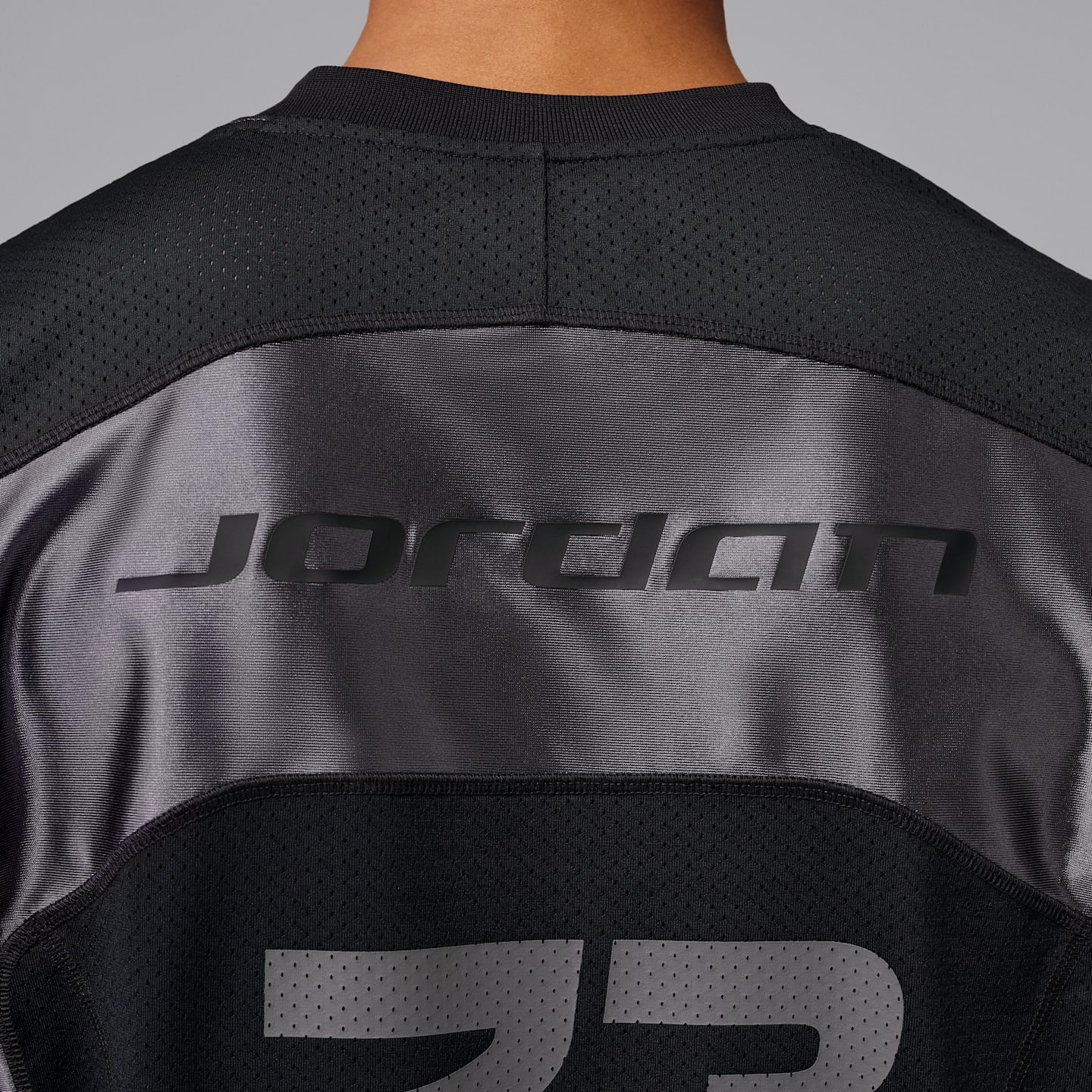 Мужской топ Jordan Flight Jersey Top, цвет: Чёрный / Железный серый — фото 5