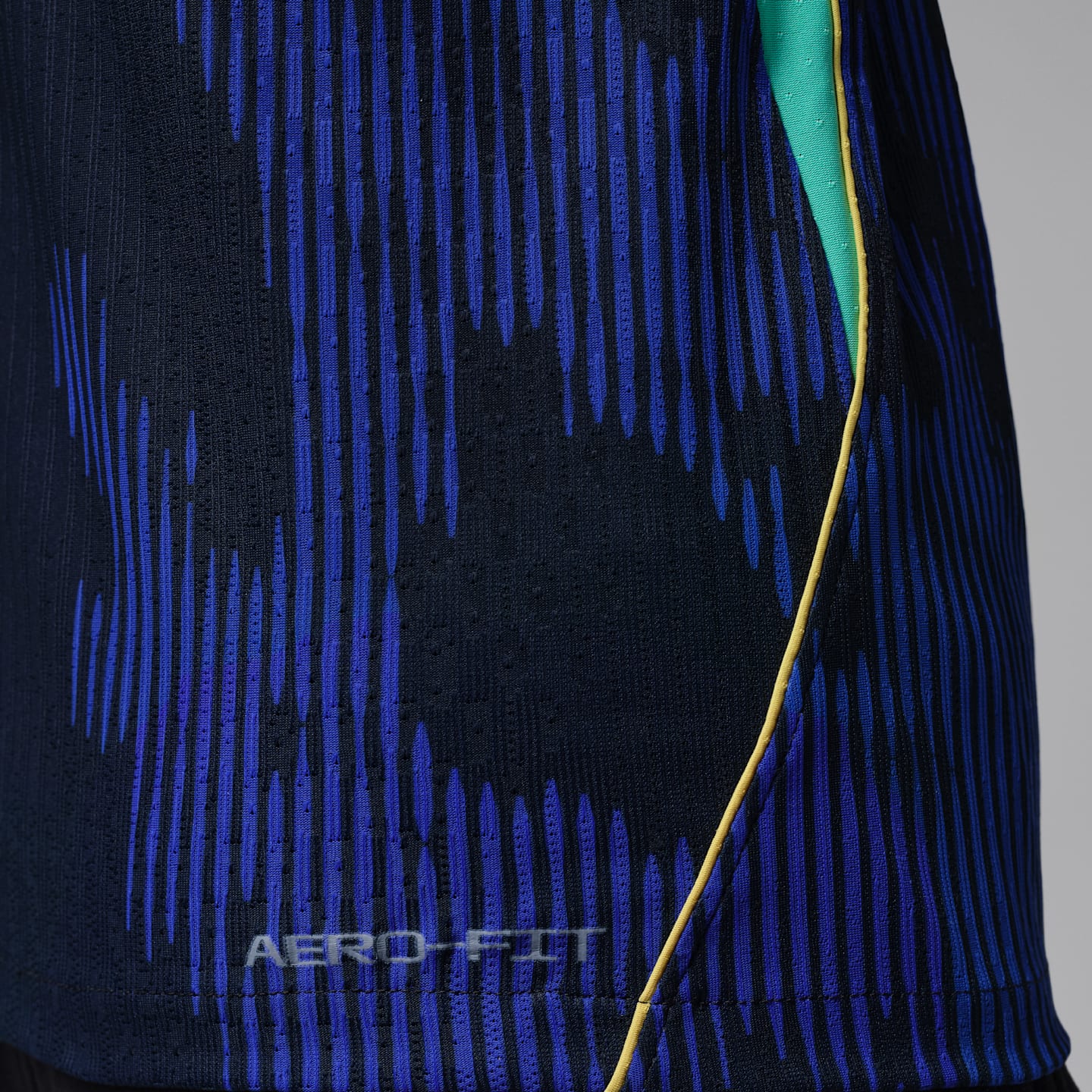 Детский топ Jordan Brazil 2026 Match Away Aero-FIT Soccer Authentic Jersey, цвет: Королевский синий / Чёрный — фото 7