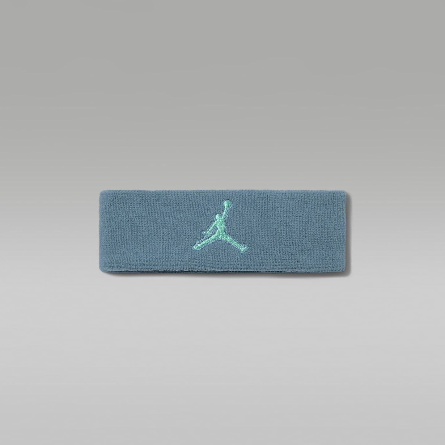 Мужские аксессуары для волос Jordan Dri-FIT Jumpman Headband, цвет: Пепельный зелёный / Зелёный сияющий — фото 5