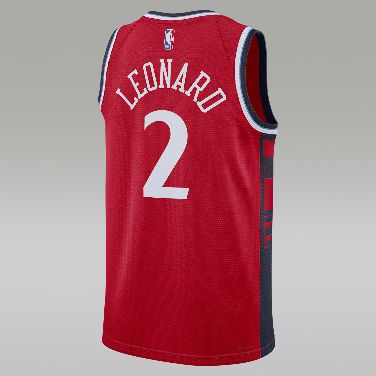 Мужской топ Jordan Kawhi Leonard LA Clippers 2024/25 Statement Edition Dri-FIT NBA Swingman Jersey, цвет: Красный — фото 2