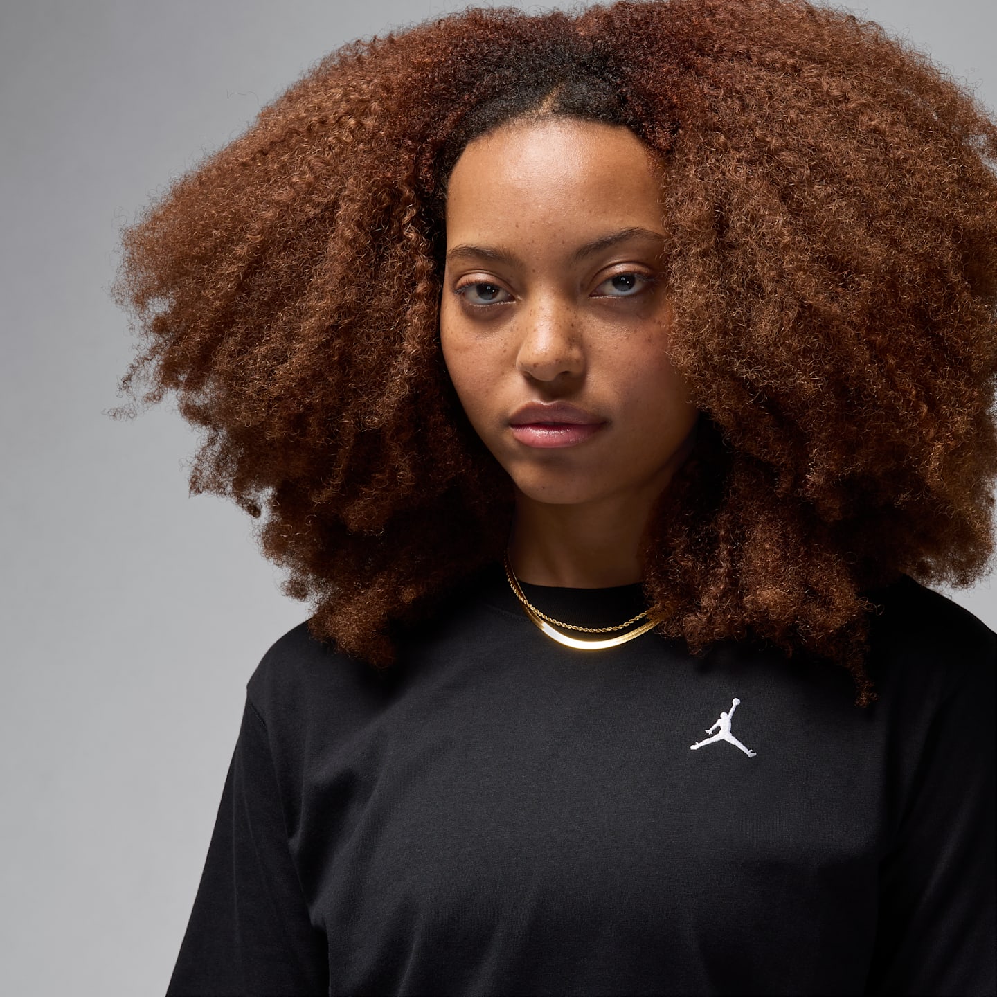 Женский топ Jordan Essentials Top, цвет: Чёрный / Белый — фото 3