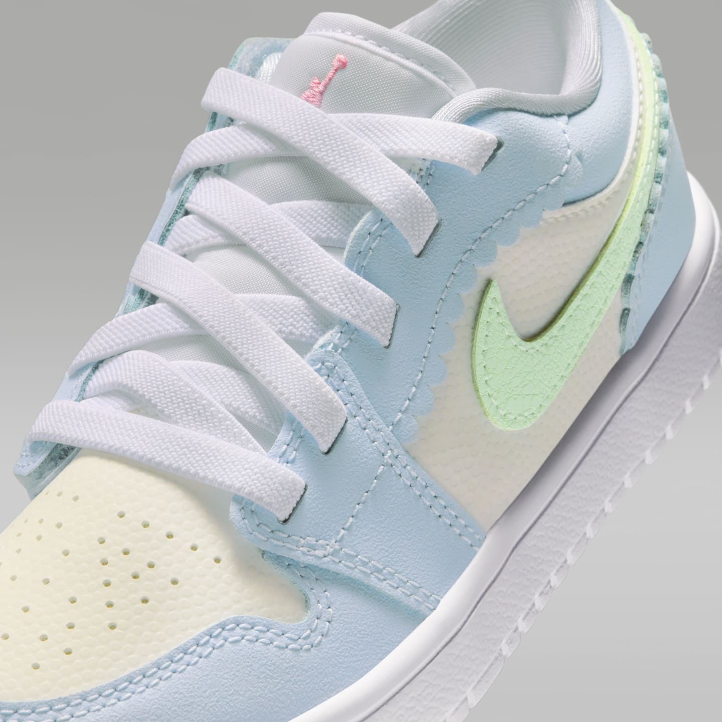 Детские кроссовки Jordan 1 Low Alt SE, цвет: Синий / Молочный — фото 7