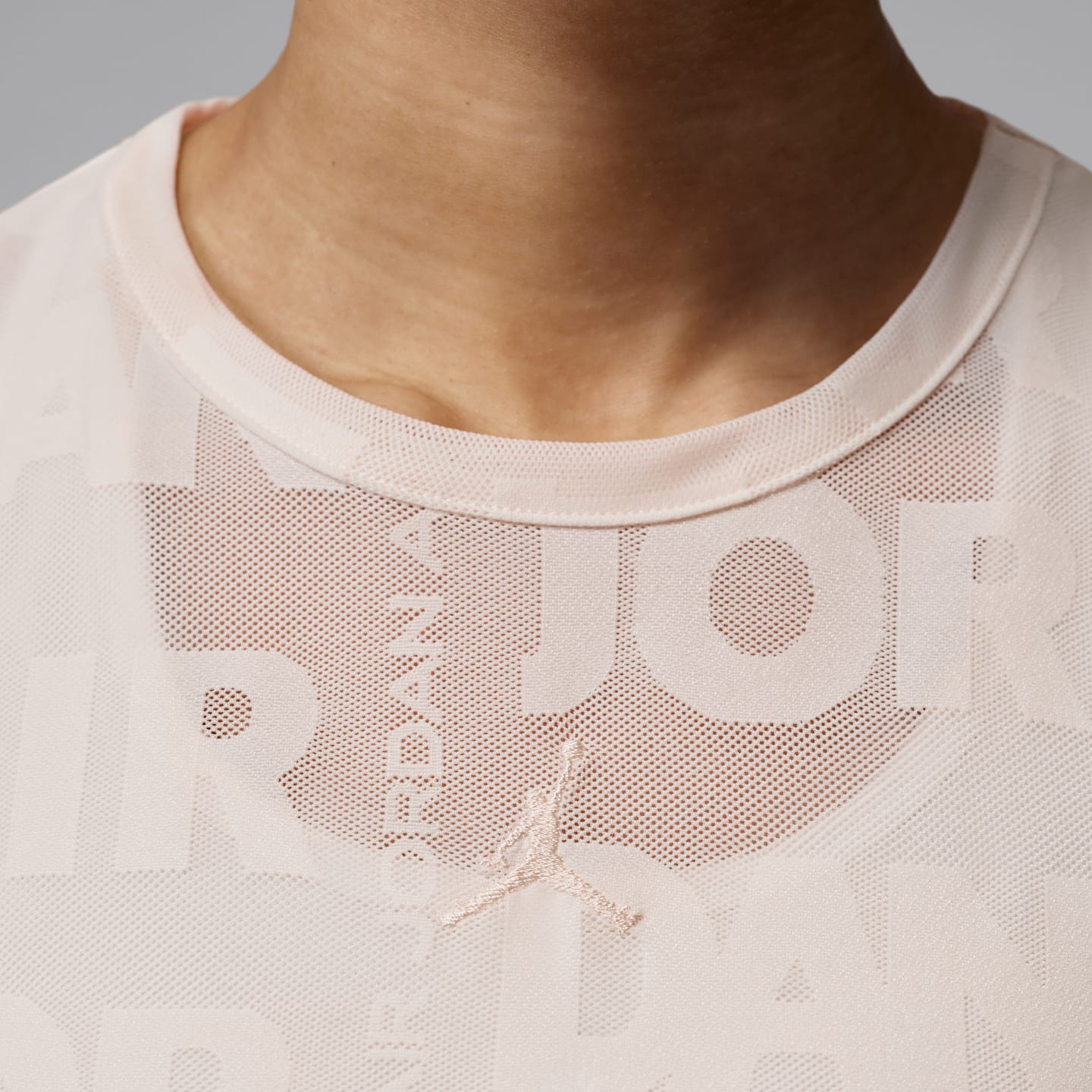 Женский топ Jordan Flight Open Knit Top, цвет: Бледная слоновая кость — фото 4