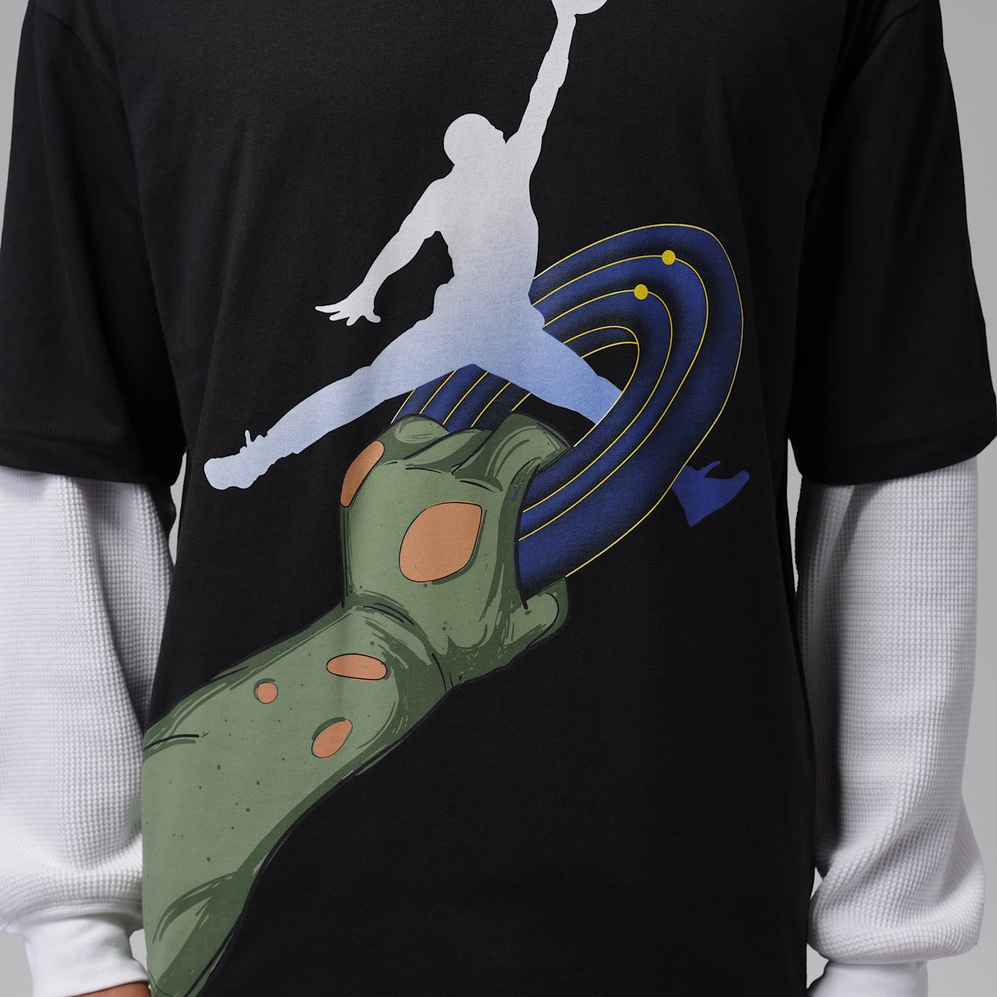 Мужская футболка Jordan Sport Space Jam Monstars Crew-Neck, цвет: Чёрный — фото 4