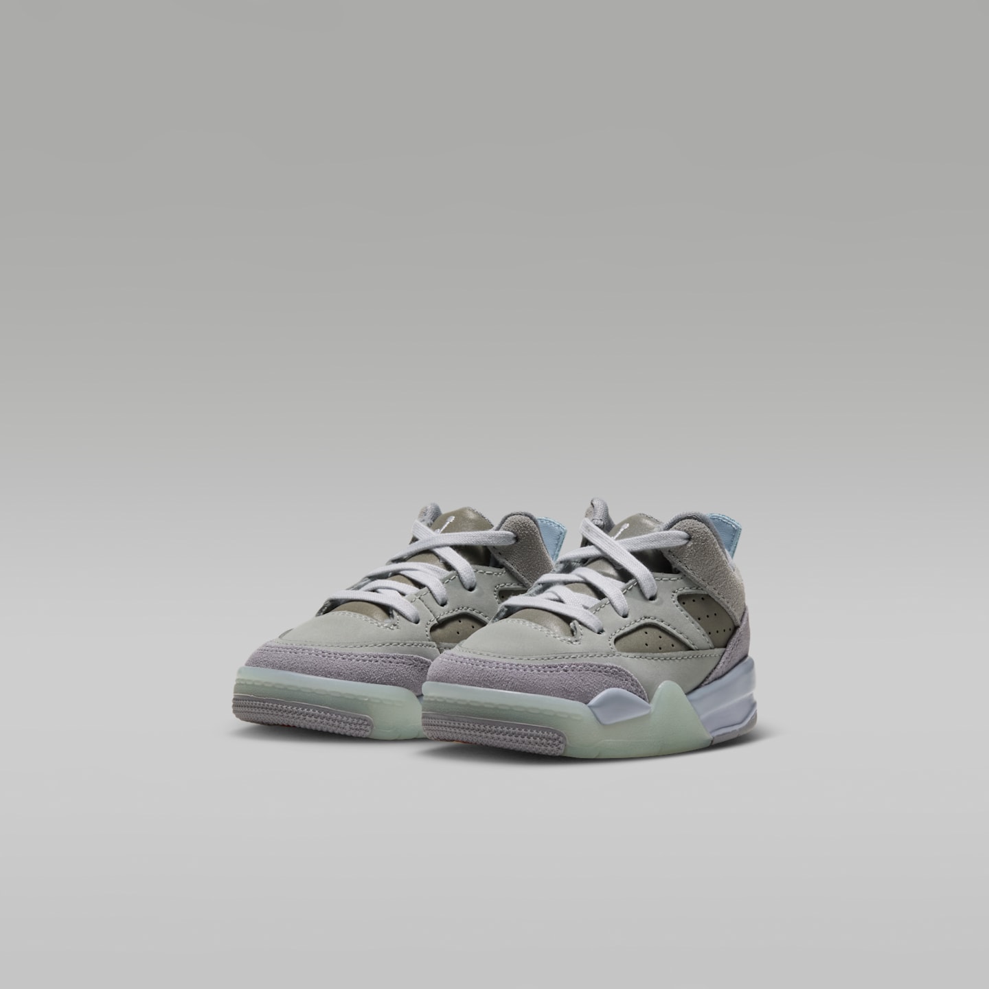 Детские кроссовки Jordan Son of Mars Low "Lunar Tunes" Shoes, цвет: Серый / Белый — фото 5