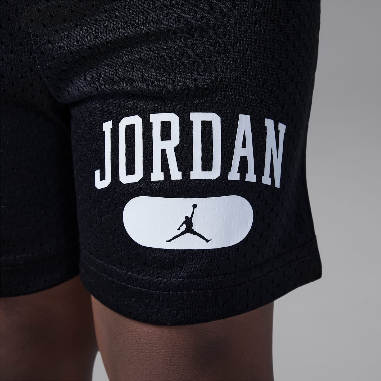 Детские шорты Jordan Mesh P.E. Shorts, цвет: Чёрный — фото 4