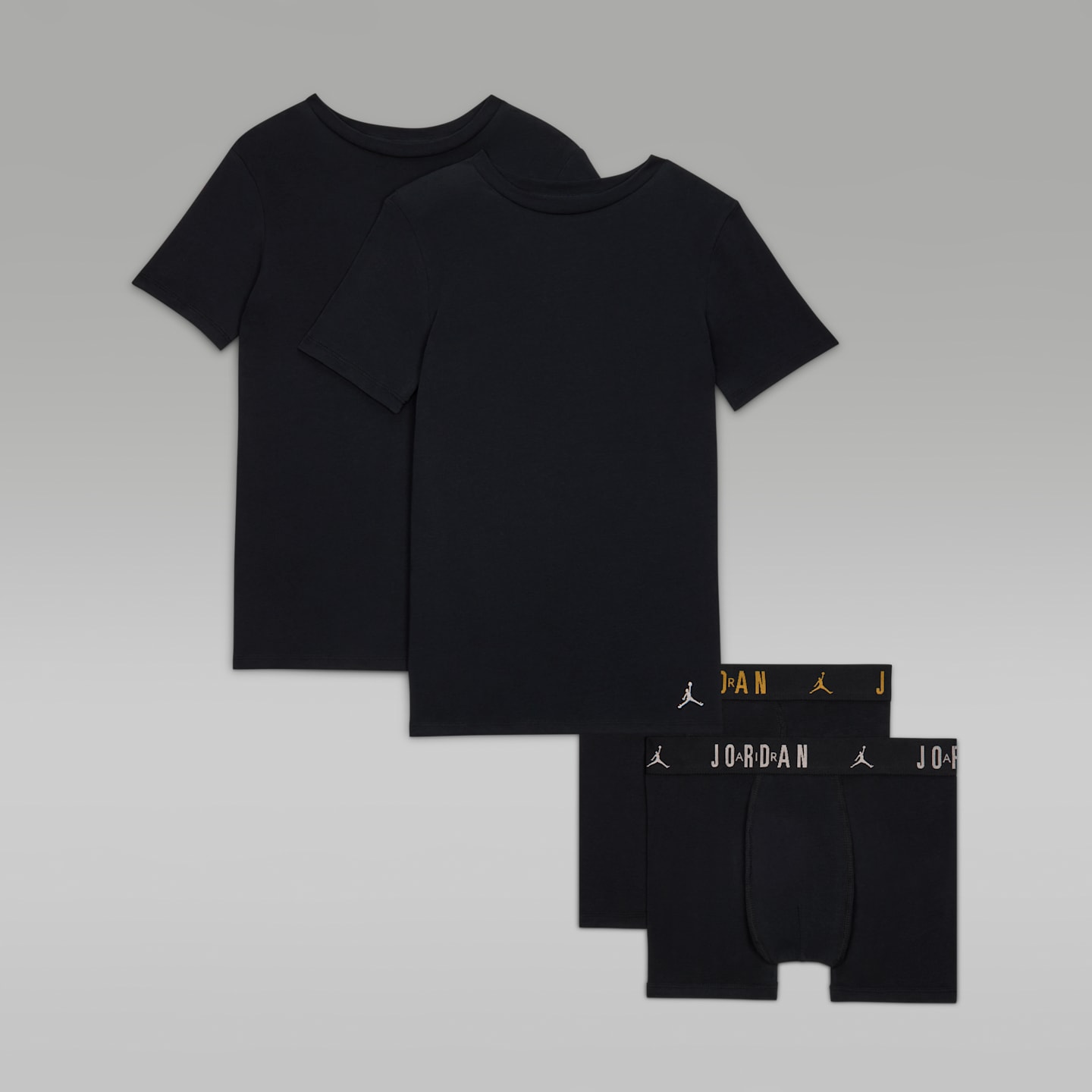 Детский комплект Jordan Basics из 4 предметов, цвет: Чёрный — фото 1