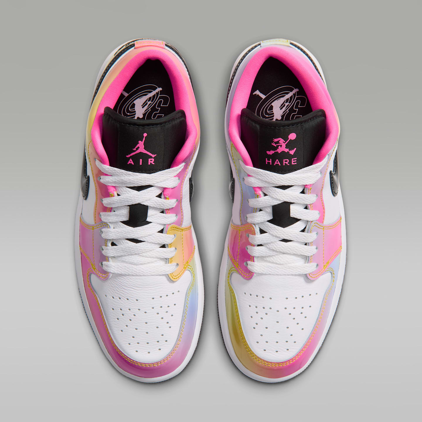 Женские кроссовки Air Jordan 1 Low SE "Lola Bunny" Shoes, цвет: Белый / Розовый — фото 4