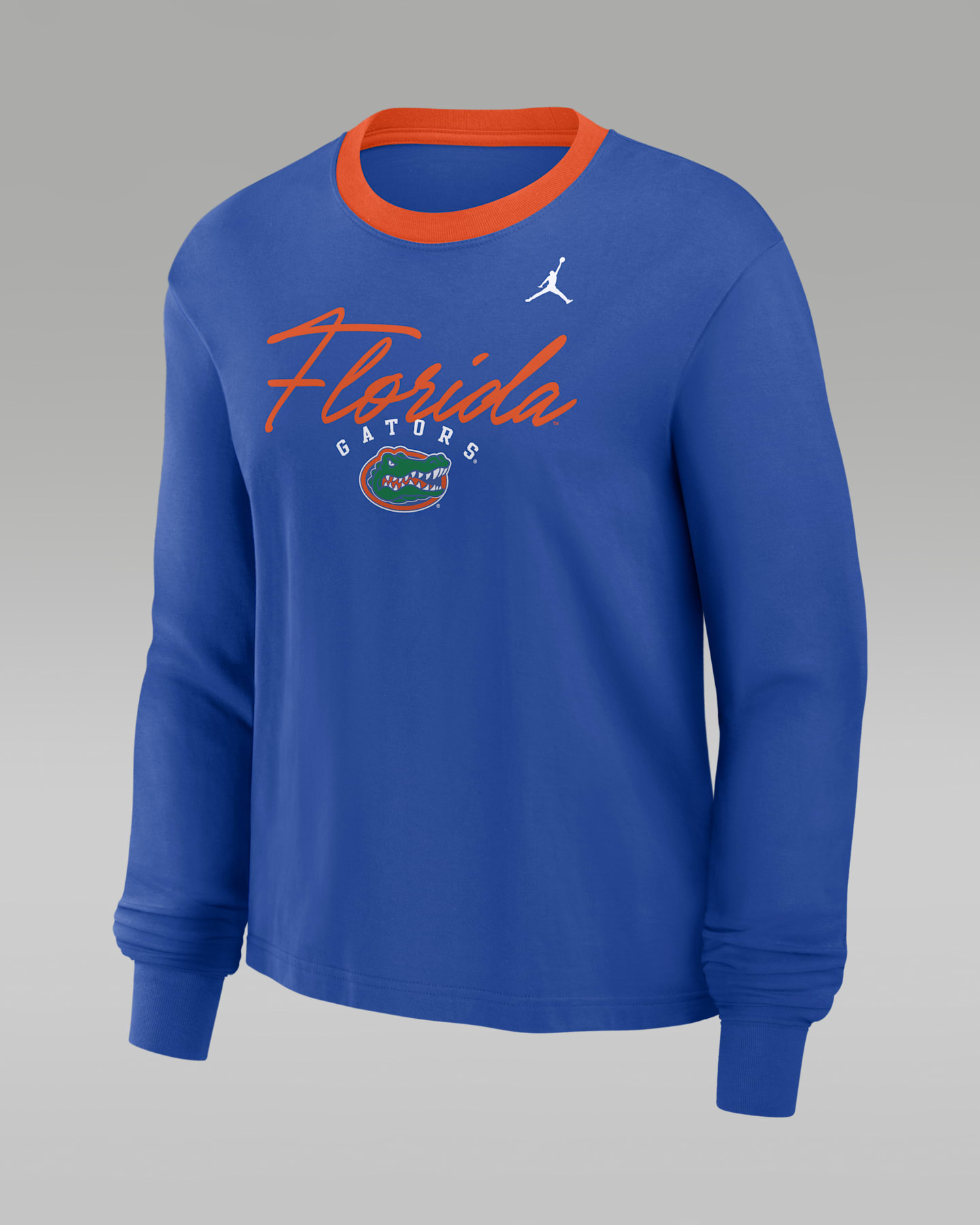 Женские футболки Florida Legacy Jordan Brand College Long-Sleeve, цвет: Королевский синий — фото 3