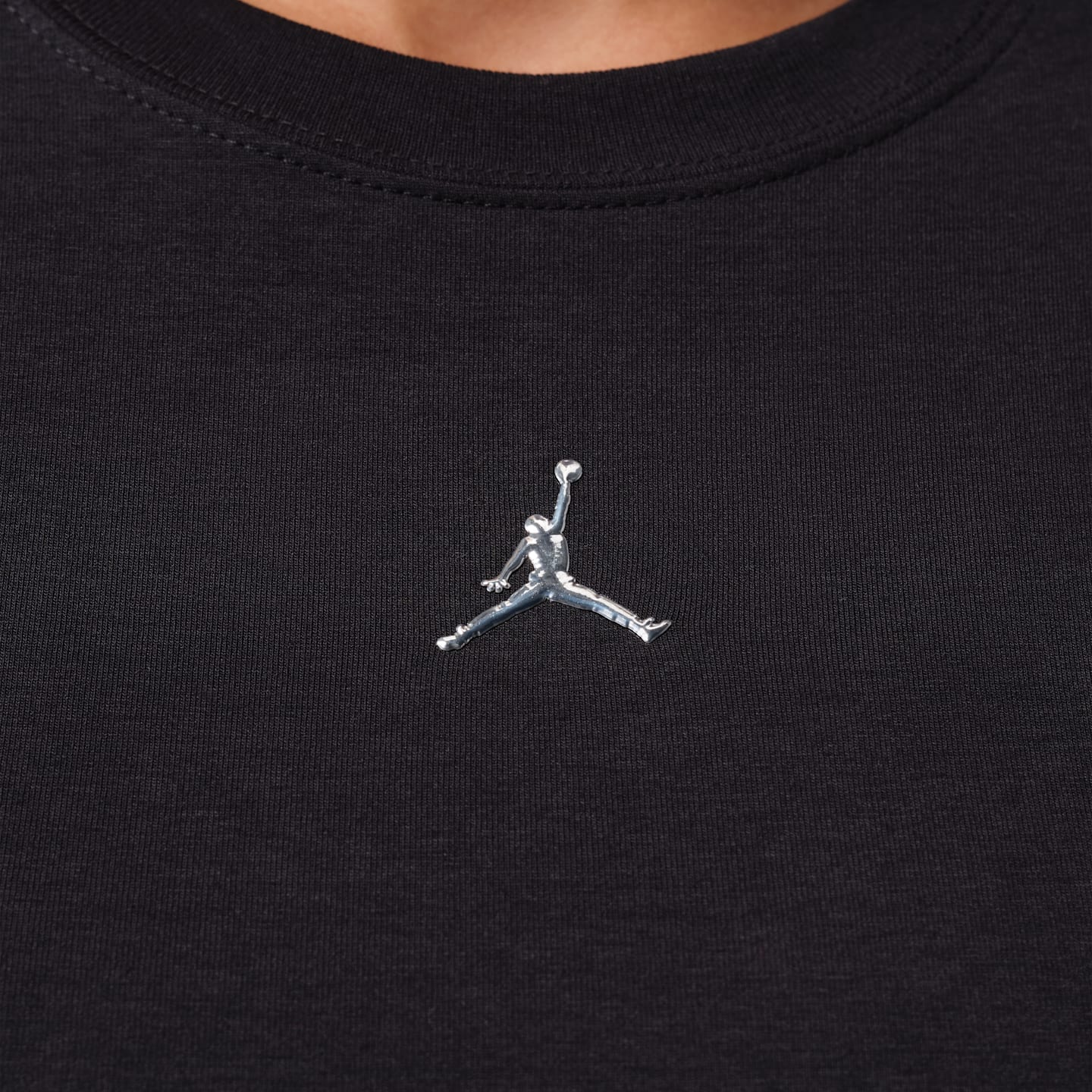 Женская футболка Jordan Brooklyn Essentials с длинным рукавом, цвет: Чёрный — фото 4