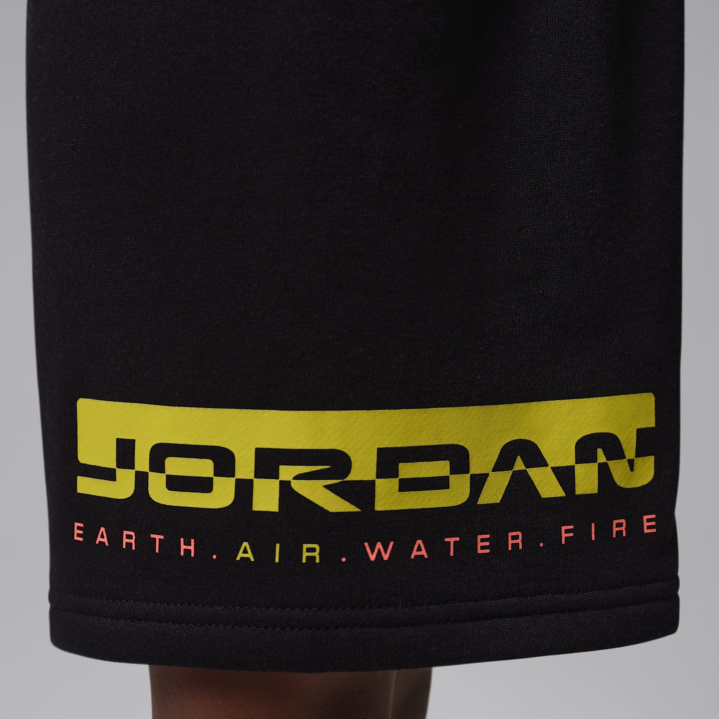 Детский комплект Jordan Hike Mike из флисовых шорт и топа с принтом, 2 предмета, цвет: Чёрный — фото 8