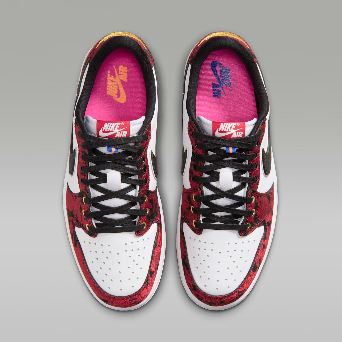 Мужские кроссовки Air Jordan 1 Retro Low OG "Garden" Shoes, цвет: Чёрный / Снежный белый — фото 4