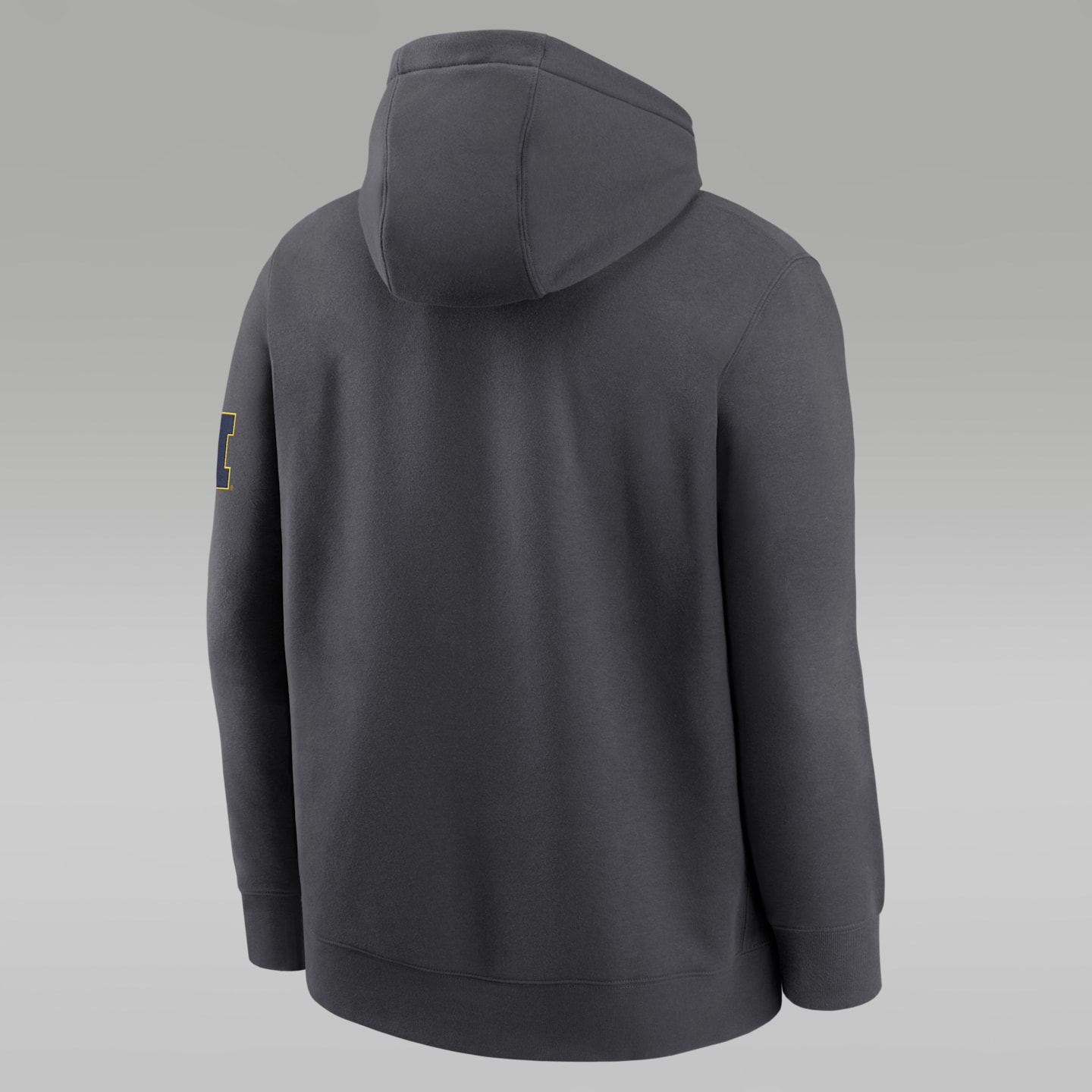 Мужское худи Jordan Brand Michigan Sideline Club, цвет: Антрацитовый — фото 2