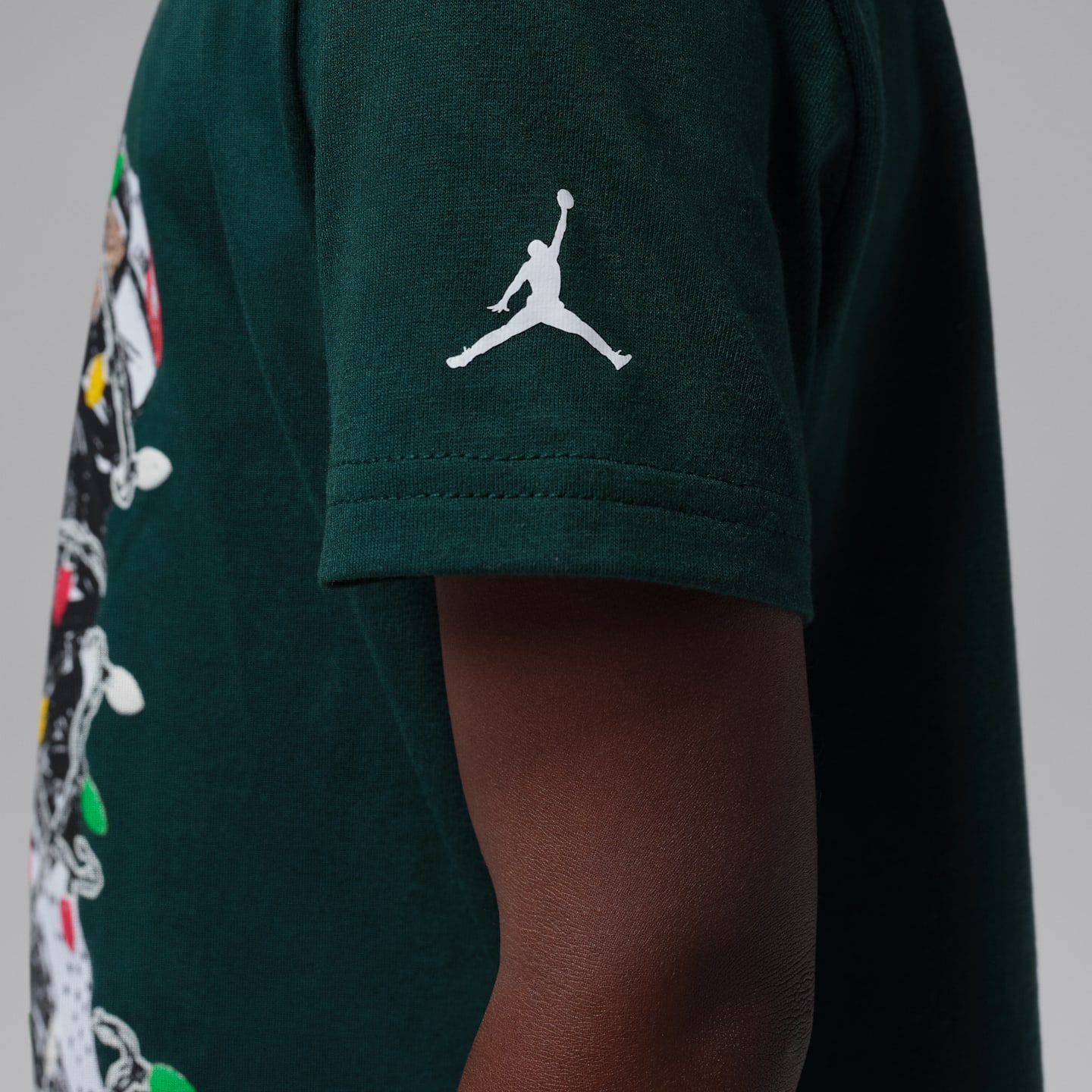 Детская футболка Jordan AJ1 для малышей, цвет: Полуночный еловый — фото 5