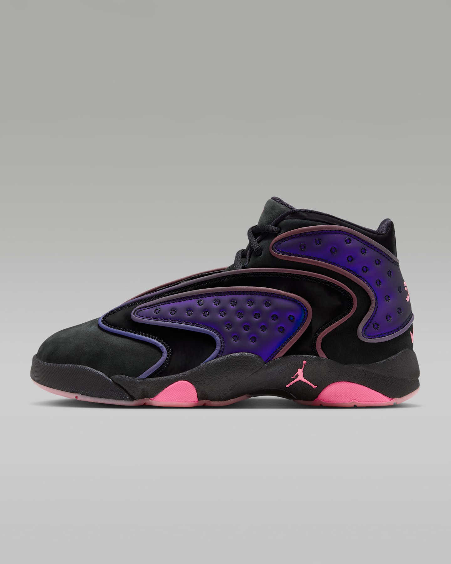Женские кроссовки Air Jordan OG "Amusement Park", цвет: Чёрный / Малиновый — фото 12