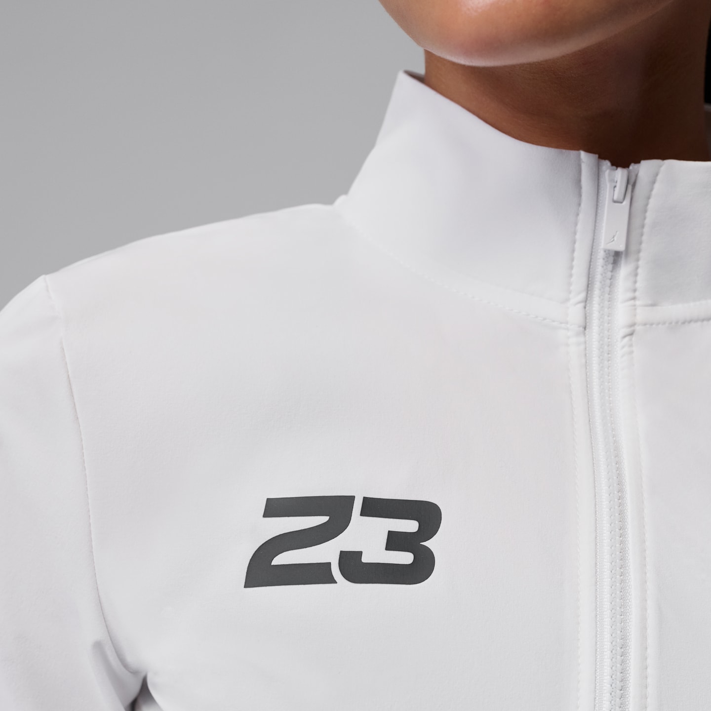 Женский топ Jordan Brooklyn Full-Zip Top, цвет: Белый / Чёрный — фото 5