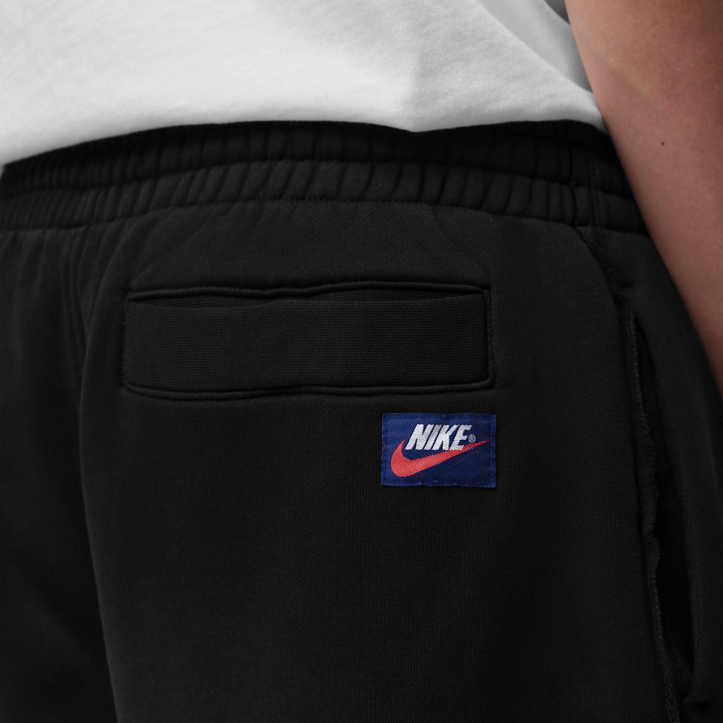 Мужские брюки Jordan Flight Fleece, цвет: Чёрный / Красный — фото 4