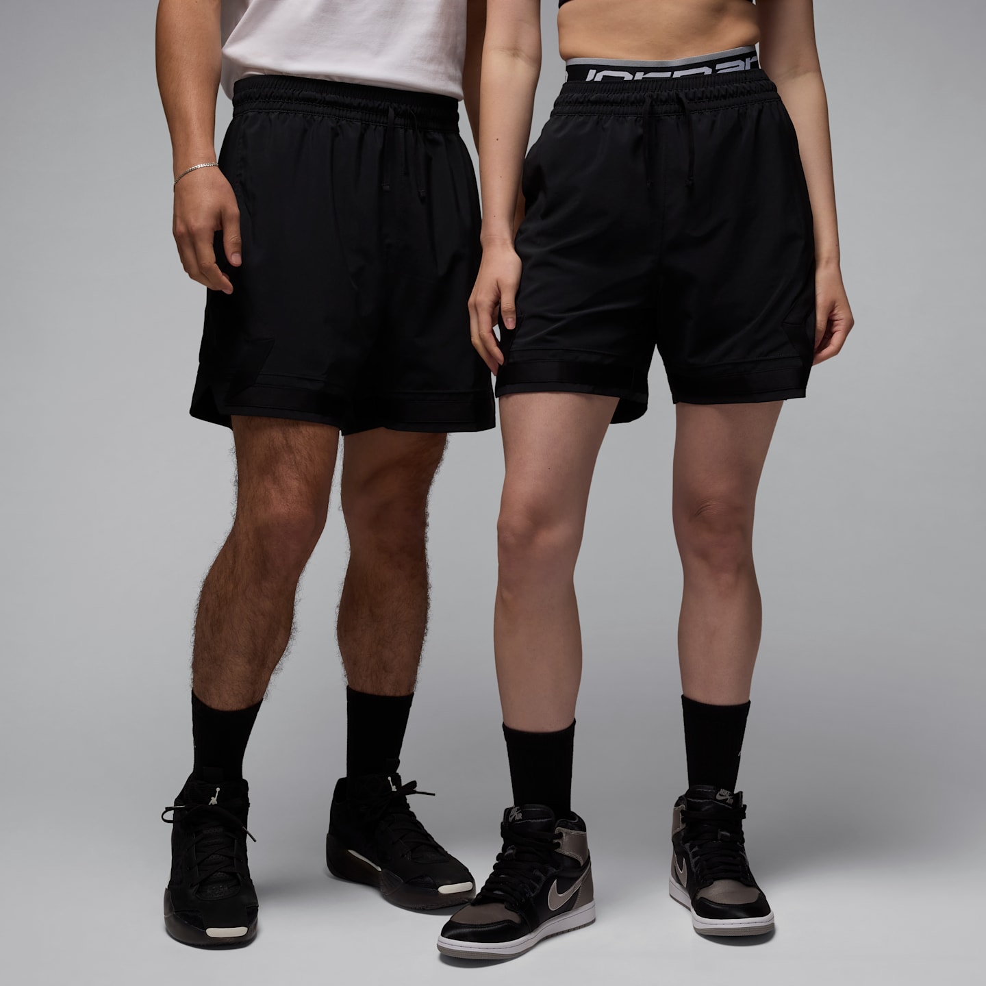 Мужские тканые шорты Jordan Sport Dri-FIT Diamond, цвет: Чёрный