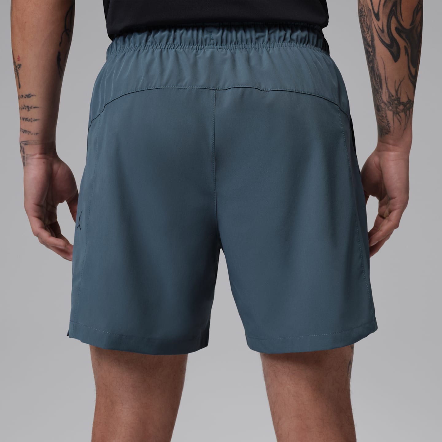 Мужские шорты Jordan Sport Flightweight Dri-FIT с подкладкой, цвет: Пепельный зелёный / Чёрный — фото 3