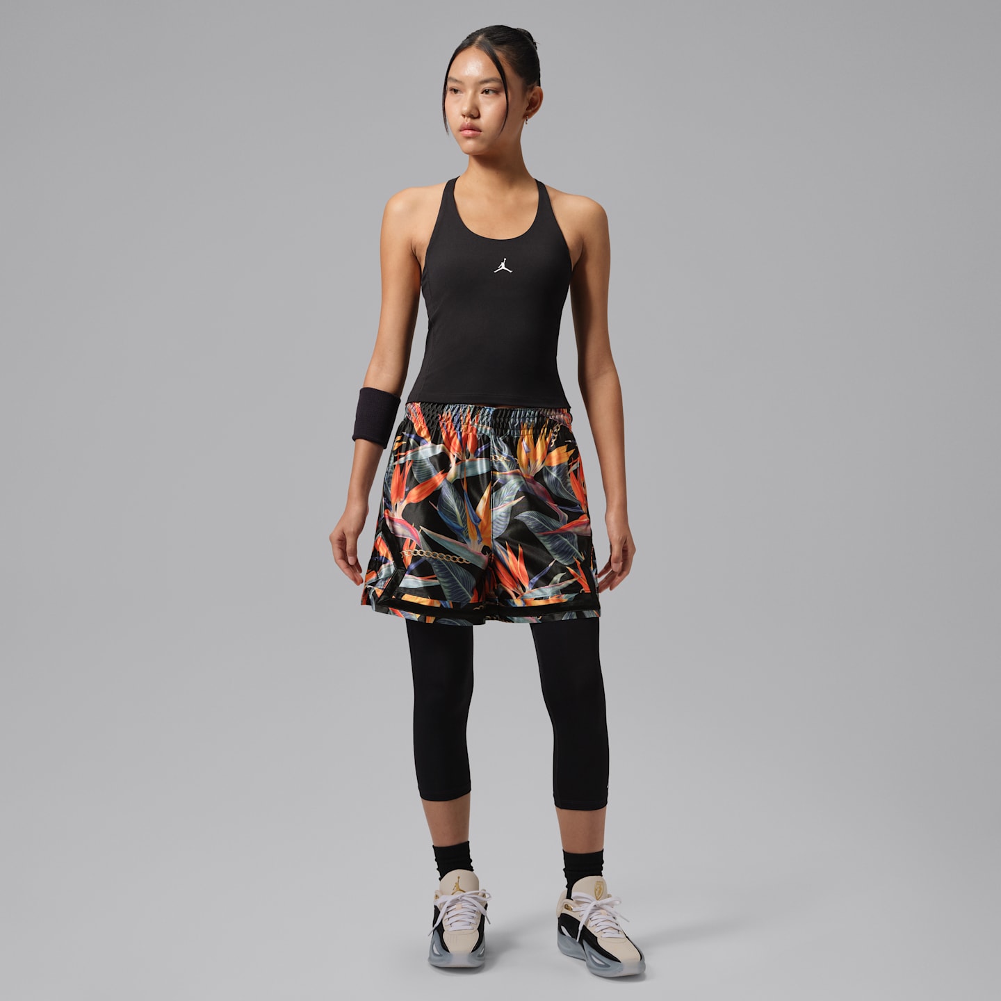 Женские шорты Jordan Sport 4" Diamond, цвет: Чёрный, вариант 1 — фото 6