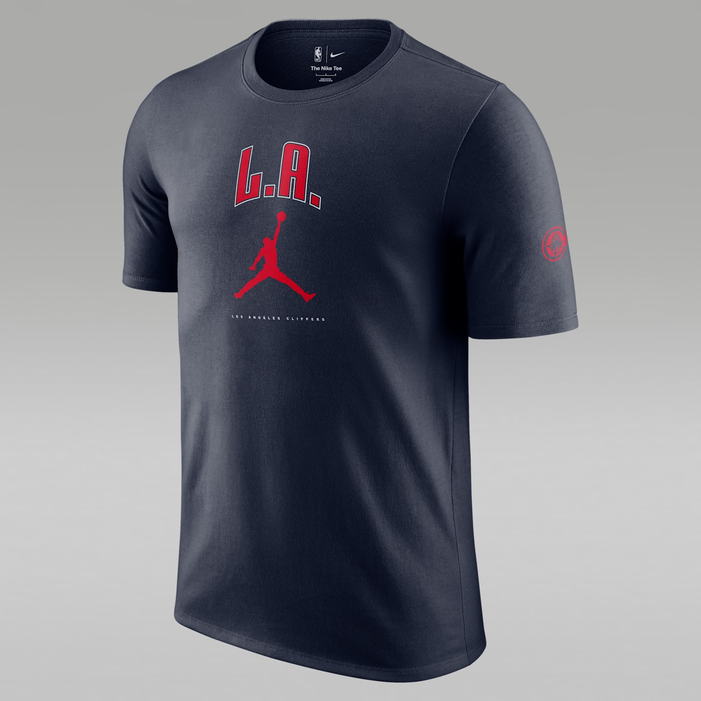 Мужская футболка Jordan NBA LA Clippers Essential, цвет: Тёмно-синий — фото 1