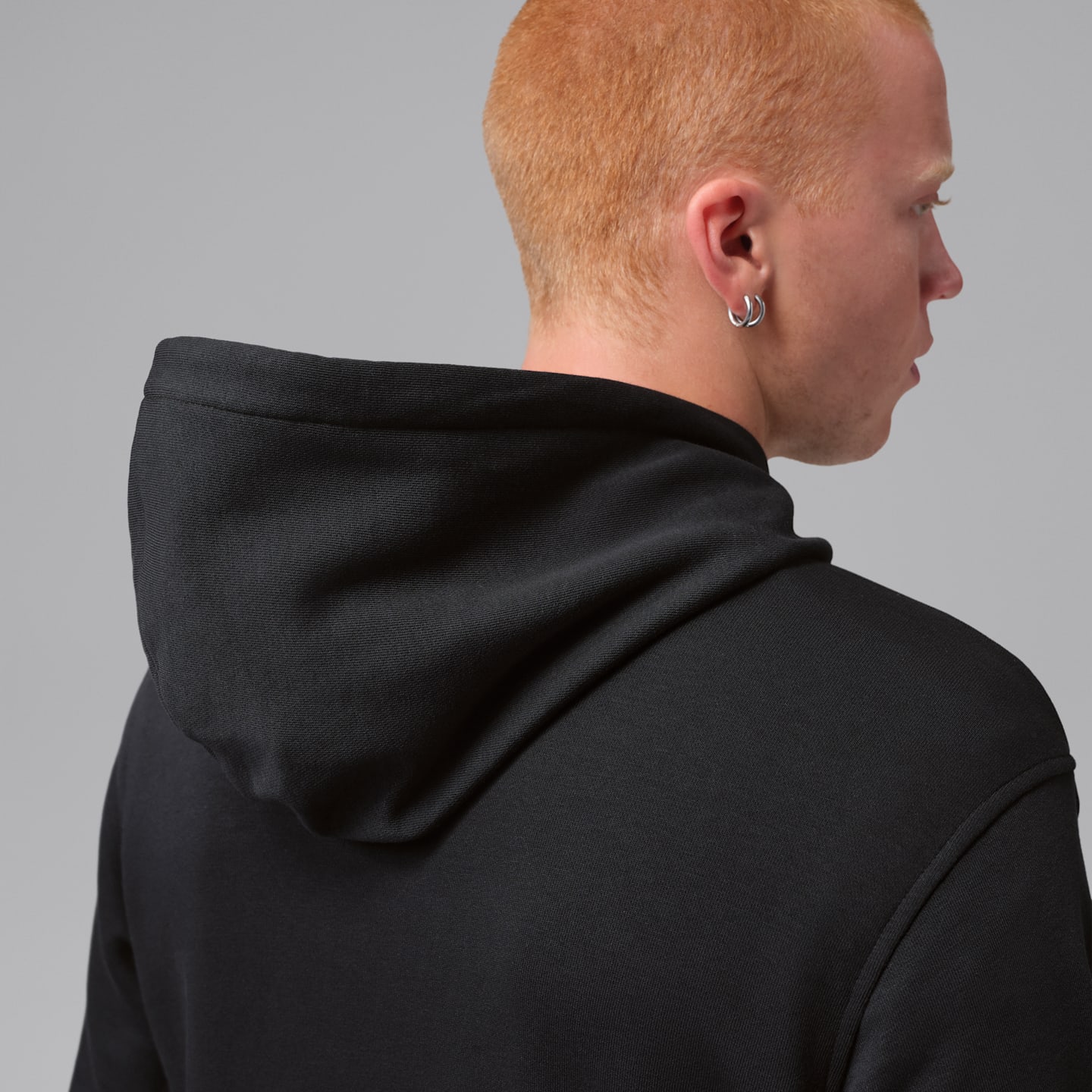 Мужское флисовое худи Jordan Sport Crossover Dri-FIT, цвет: Чёрный — фото 7