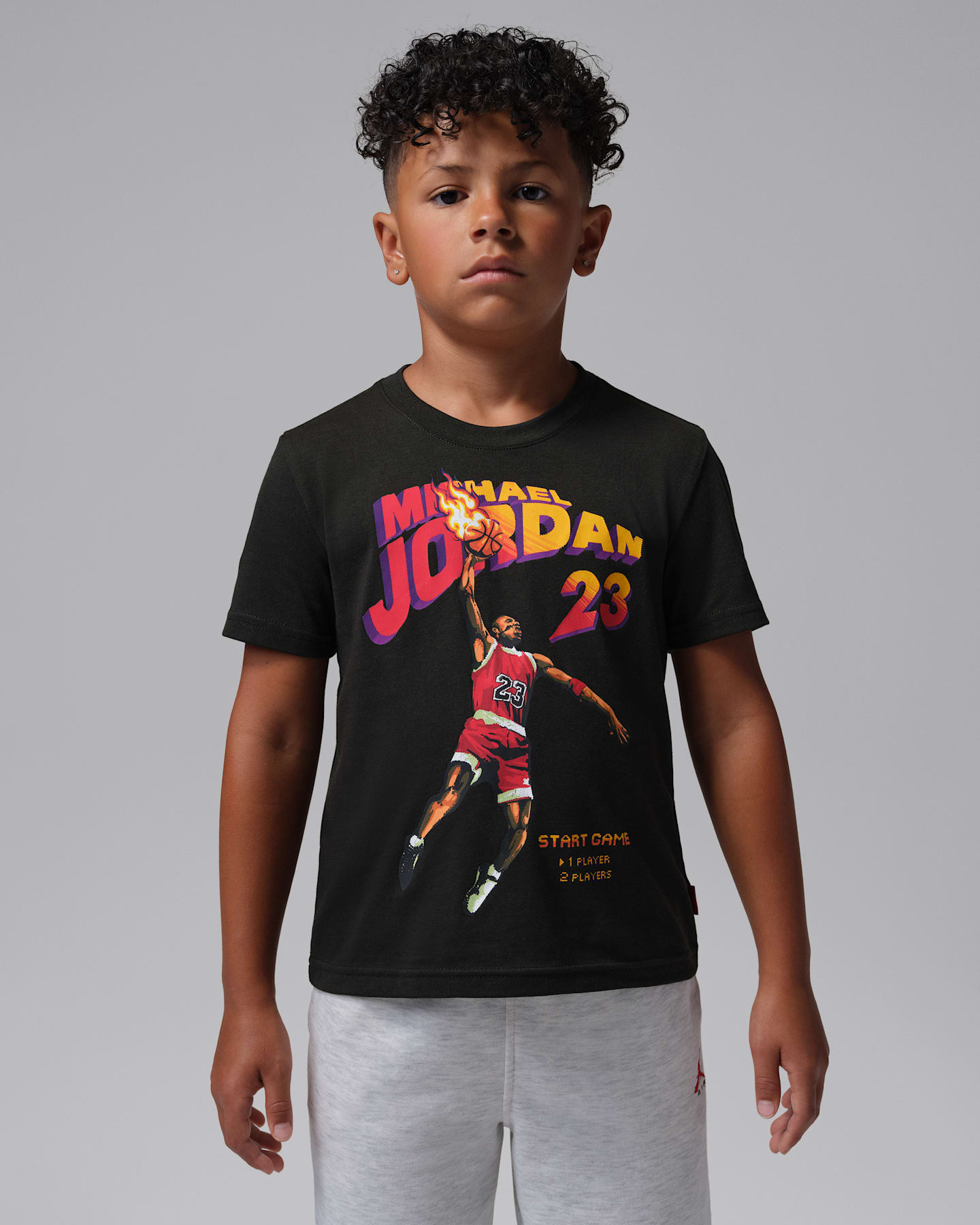 Детская футболка Jordan Video Game, цвет: Чёрный — фото 8