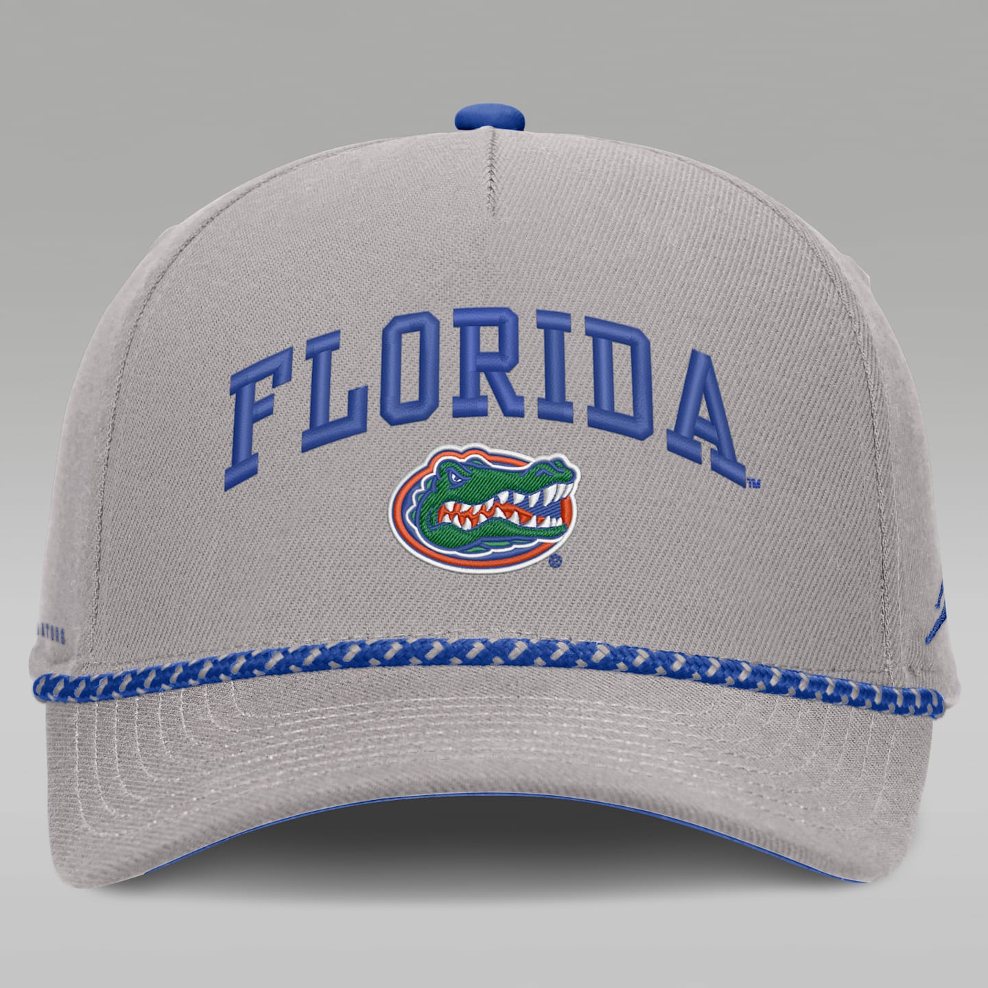 Мужская регулируемая кепка Jordan Brand Florida Primetime Rise Rope, цвет: Серый — фото 2