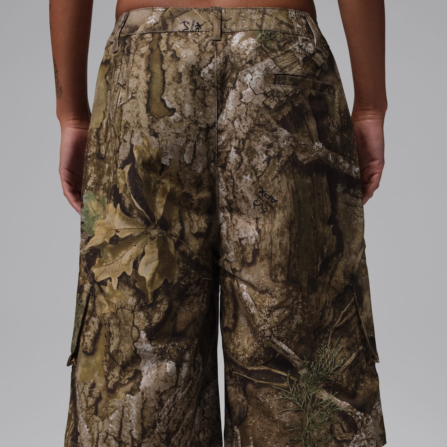 Женские шорты Jordan Flight Chicago Realtree оверсайз, цвет: Ridgerock — фото 3