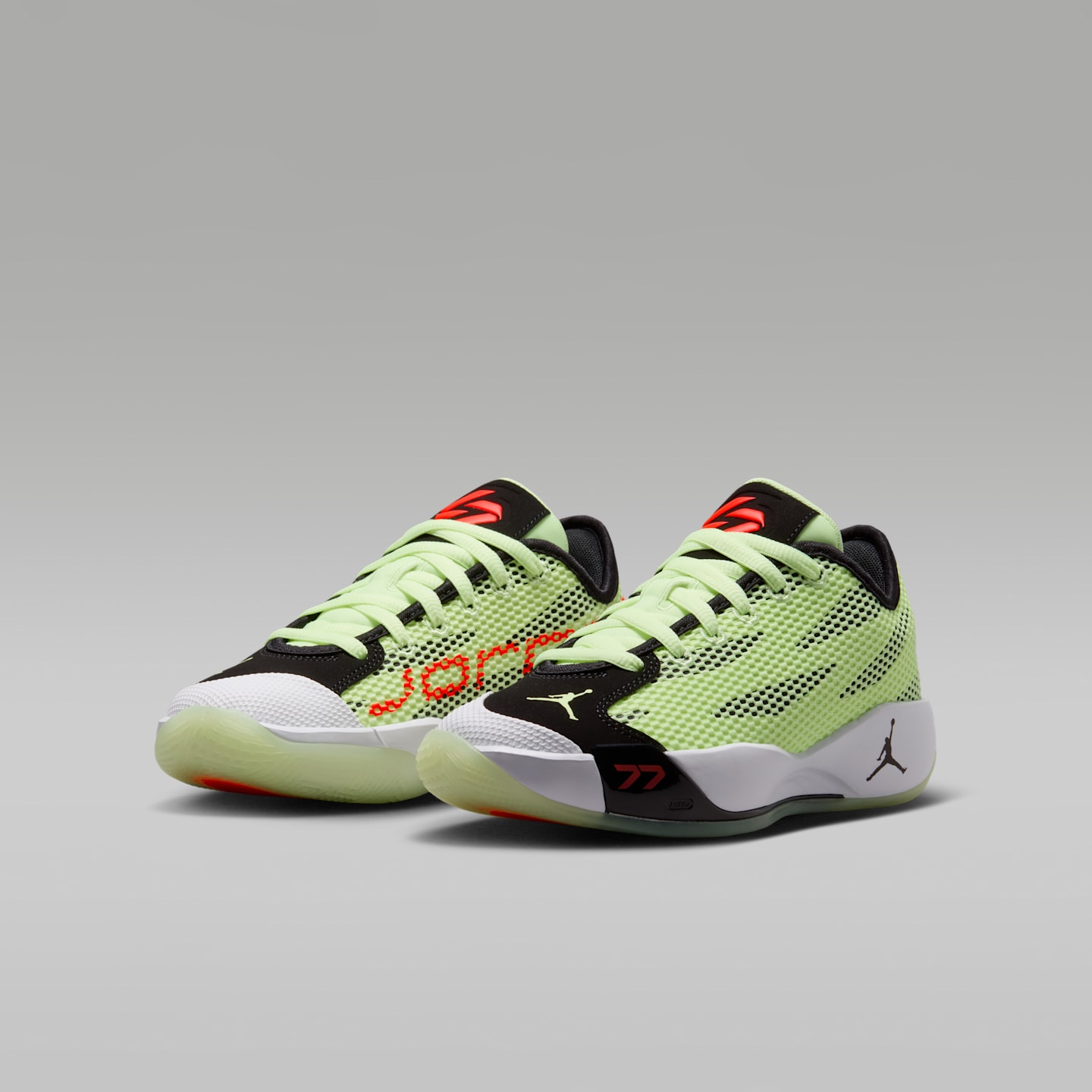 Кроссовки Nike Luka 77 Basketball, цвет: Кислотно-жёлтый / Чёрный — фото 5