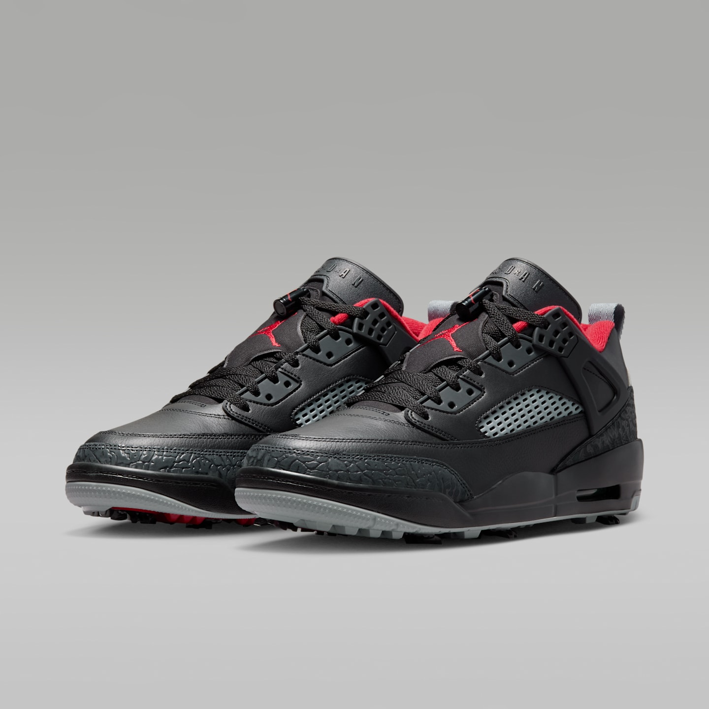 Мужские кроссовки Jordan Spizike G Golf Shoes, цвет: Чёрный / Красный — фото 5