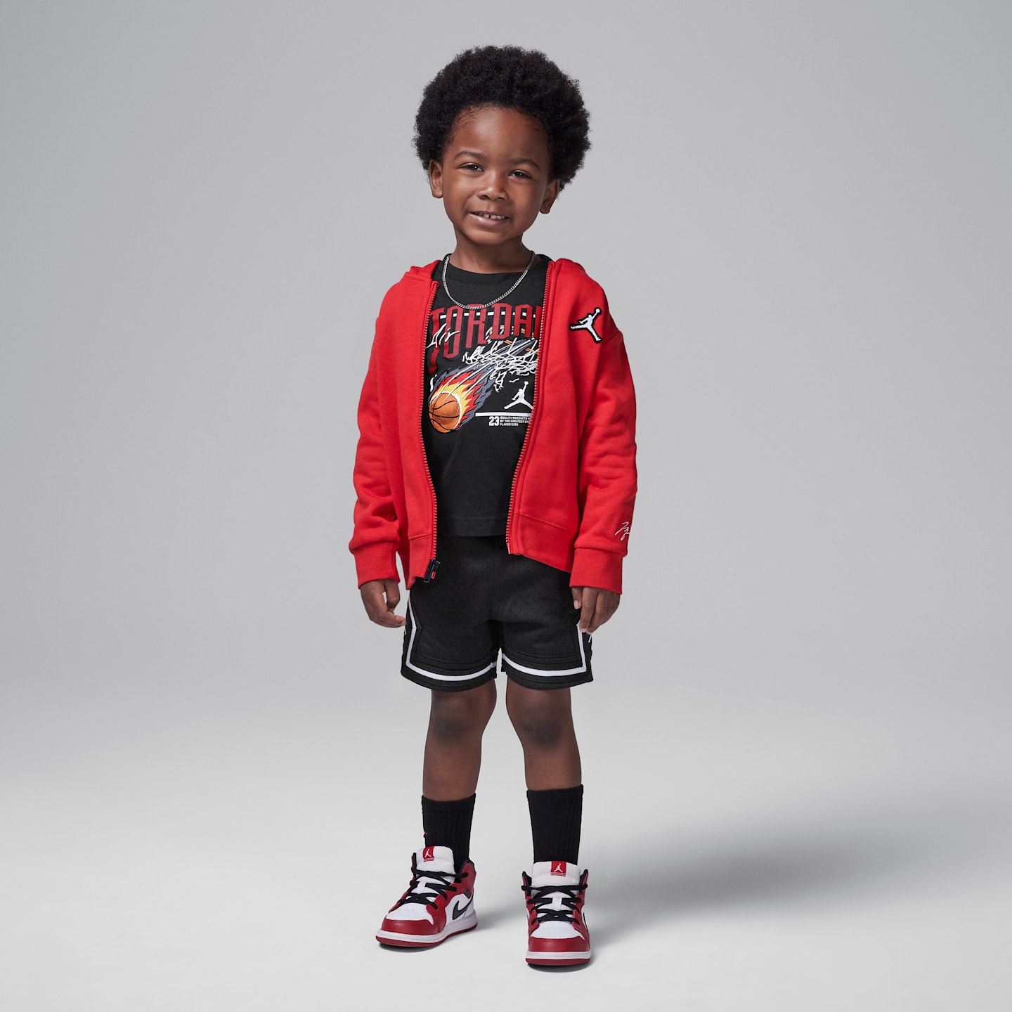 Детские шорты Jordan Dri-FIT Sport Diamond, цвет: Чёрный, вариант 1 — фото 5