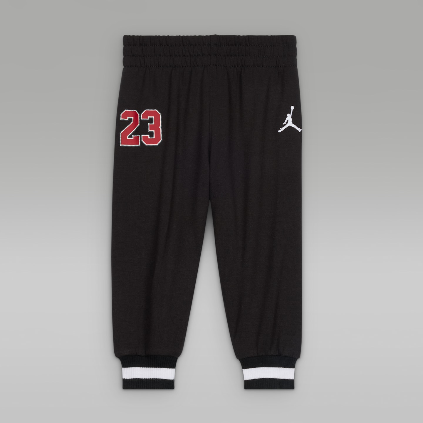 Комплект Jordan 23 Jersey 2-Piece Full-Zip Hoodie Set для малышей, цвет: Чёрный — фото 4