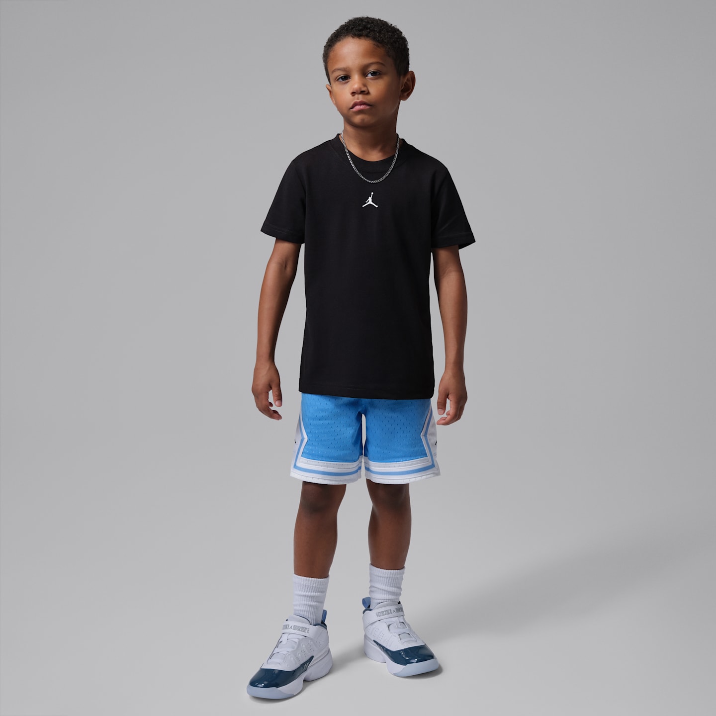 Детская футболка Jordan Sport Dri-FIT Core, цвет: Чёрный — фото 4