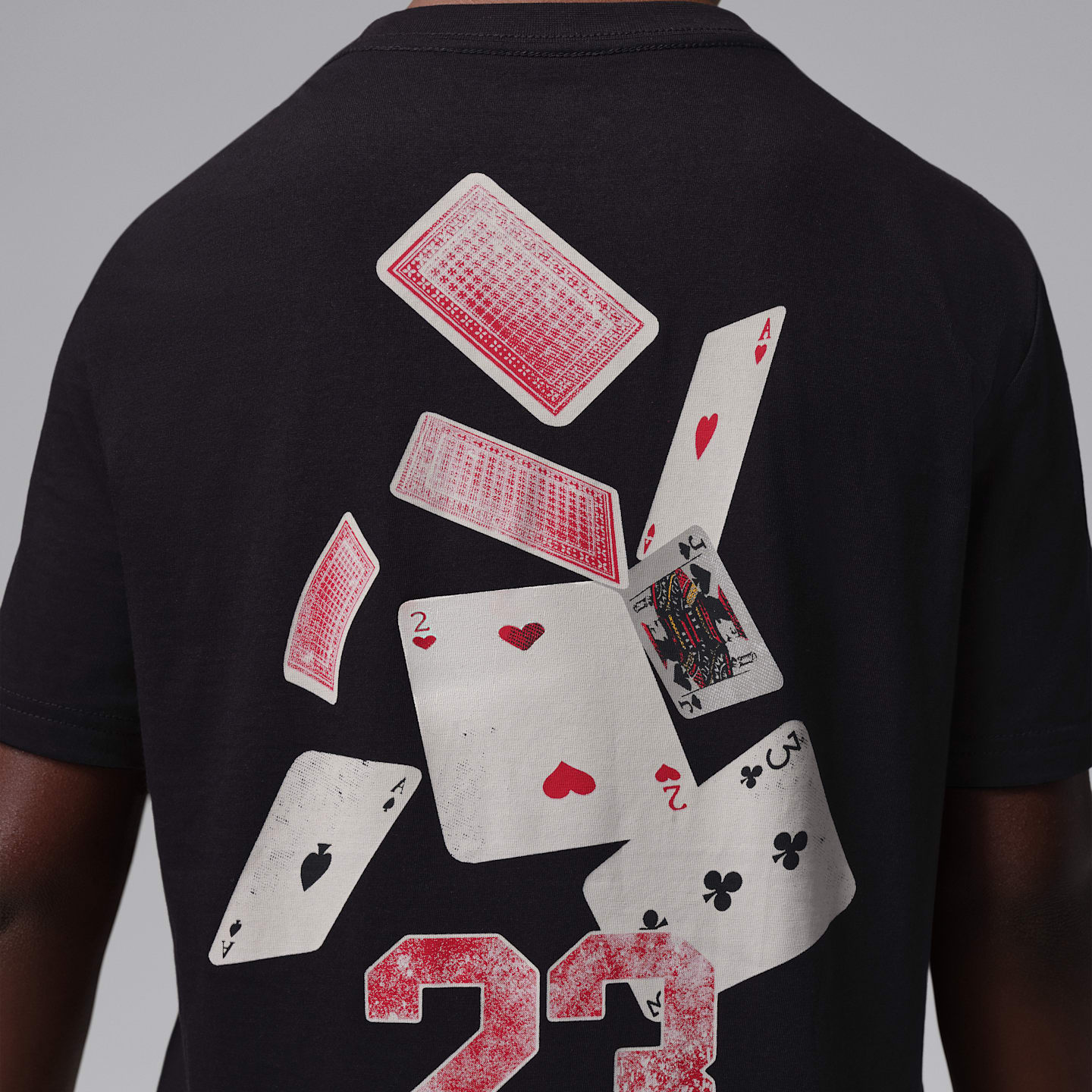 Детская футболка Jordan 23 Card Pickup, цвет: Чёрный — фото 7