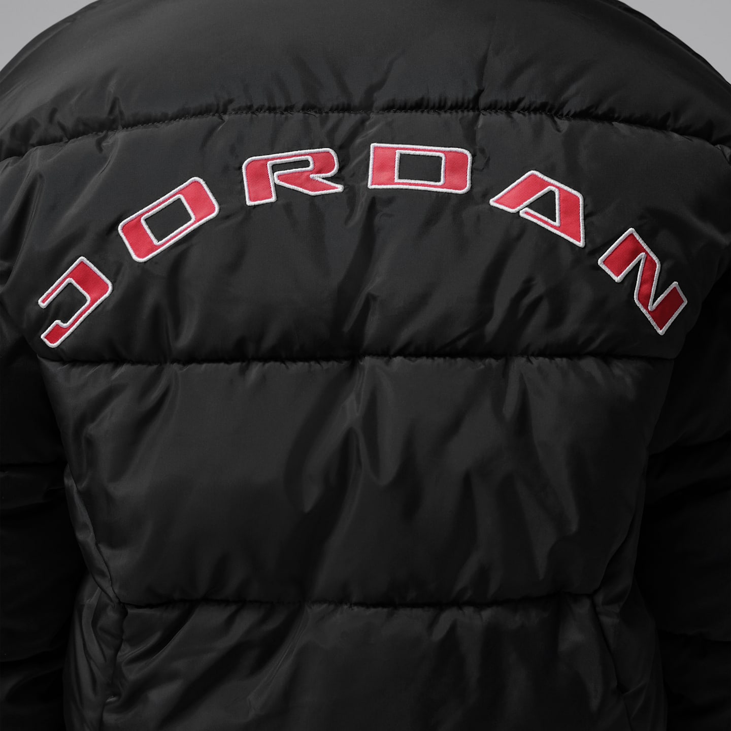 Детская куртка Jordan Brooklyn Graphic Puffer, цвет: Чёрный — фото 5