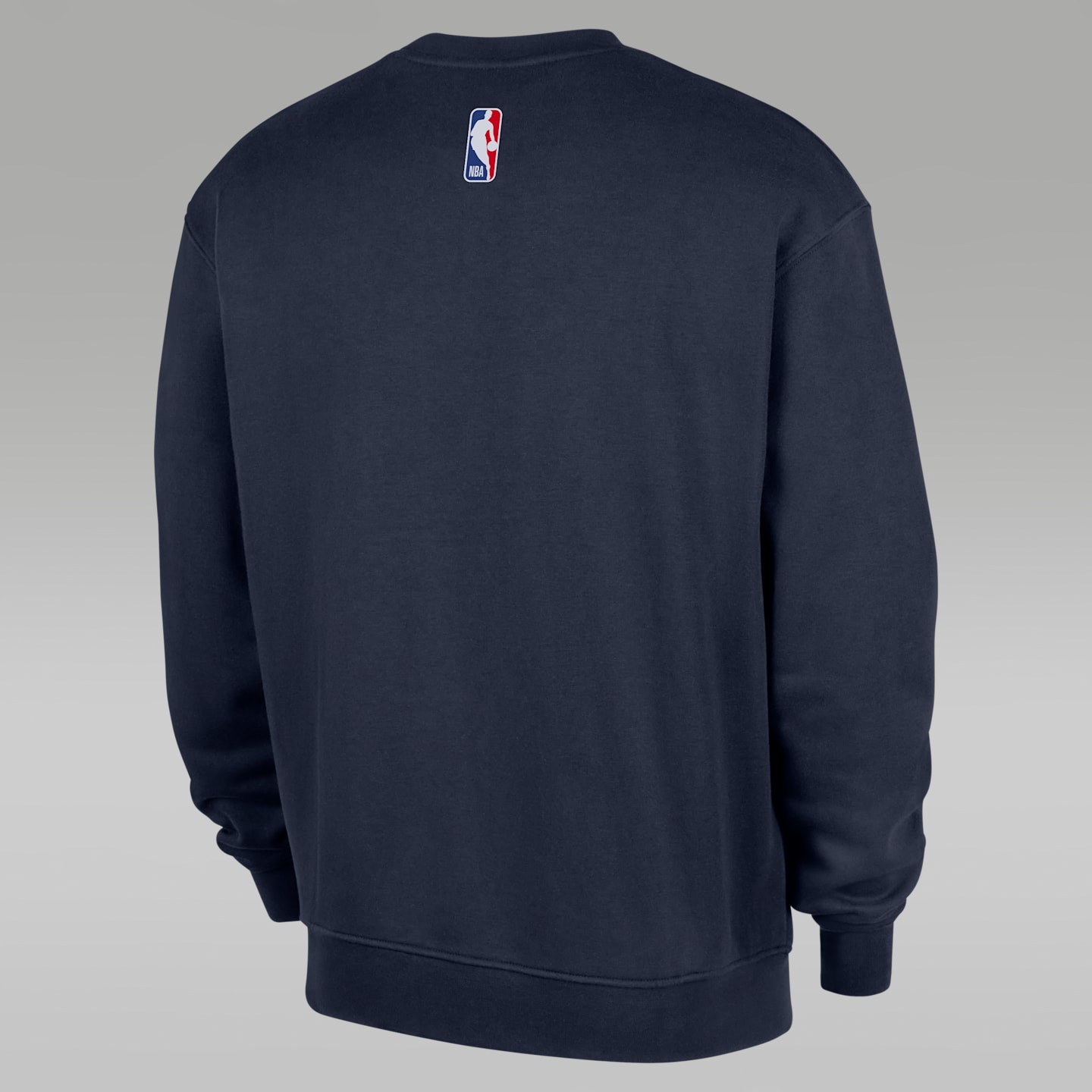 Мужской флисовый свитшот Jordan Dallas Mavericks Statement Essentials NBA, цвет: Тёмно-синий / Белый — фото 2