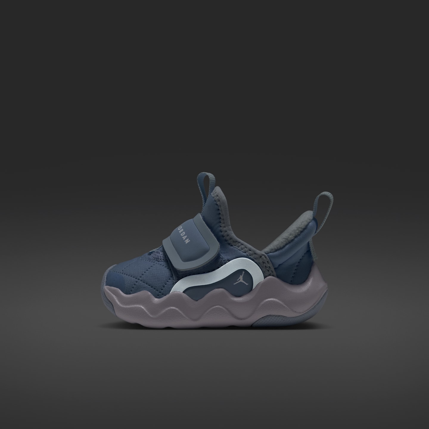 Детские кроссовки Jordan 23/7.2 EasyOn Baby/Toddler, цвет: Серебристый / Синий — фото 8