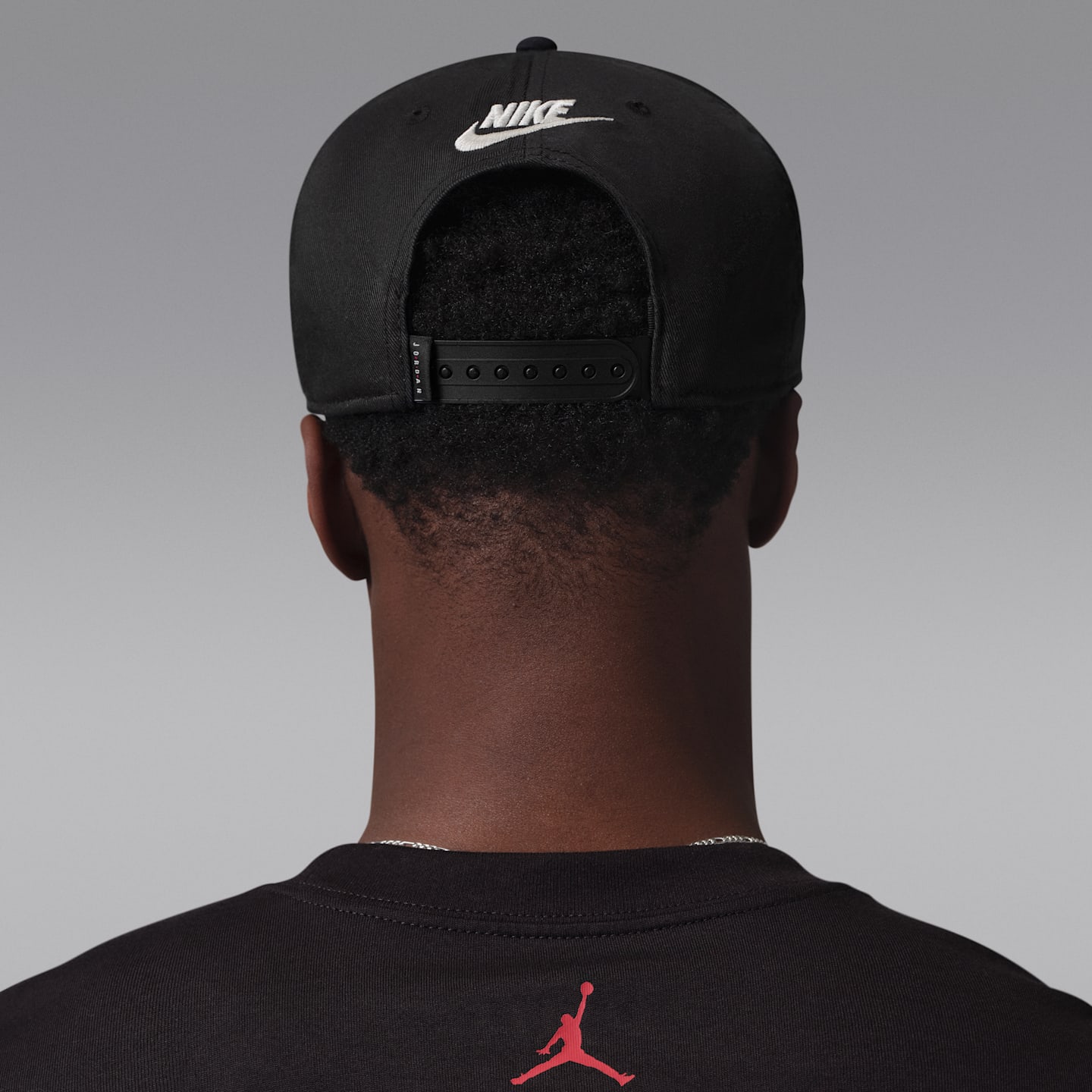 Кепка Jordan Essentials Pro Structured с прямым козырьком, цвет: Чёрный / Зелёный — фото 2