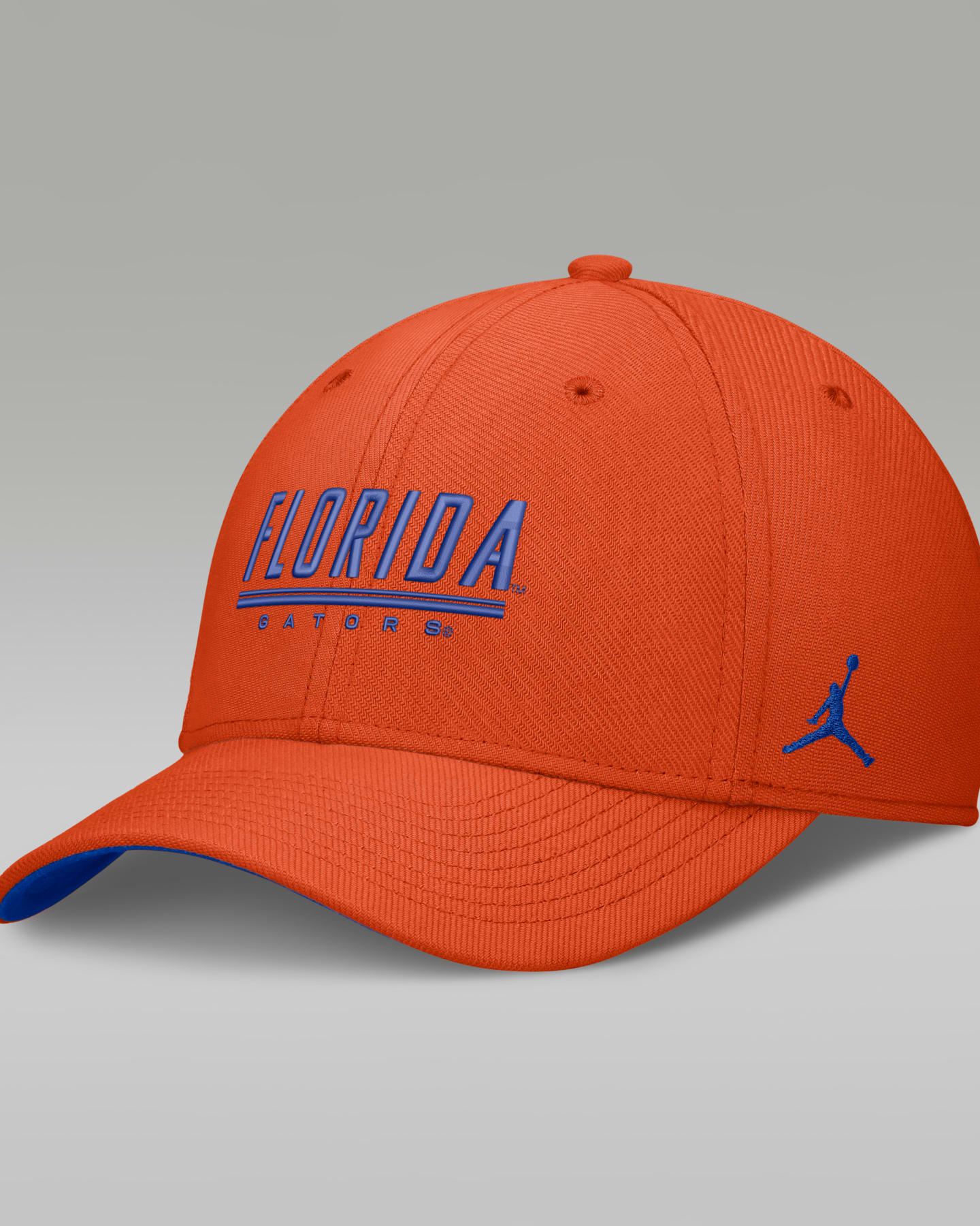 Мужская кепка Jordan Brand Florida Sideline Rise Dri-FIT, цвет: Оранжевый / Королевский синий — фото 3