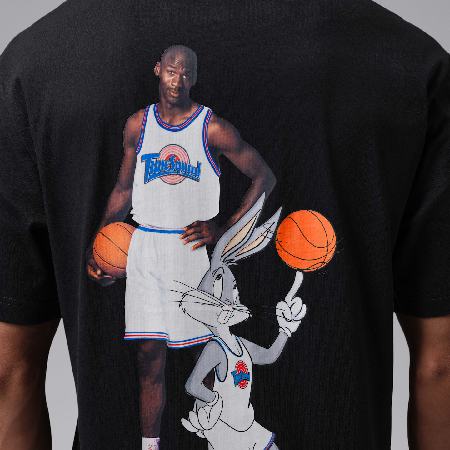 Мужская футболка Jordan Brooklyn Space Jam Crew-Neck, цвет: Чёрный — фото 6