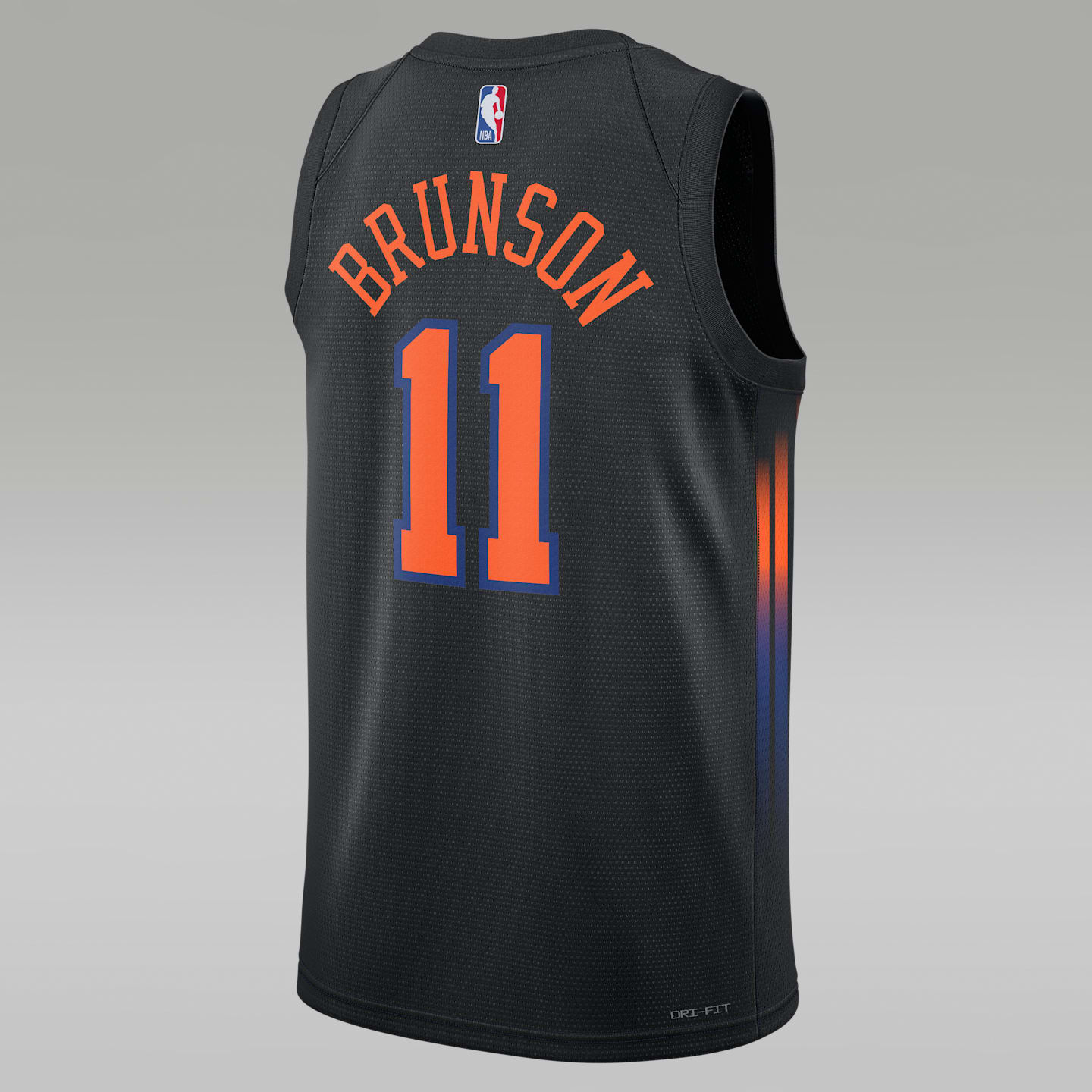 Мужская майка-джерси Nike Dri-FIT NBA Swingman New York Knicks 2025/26 Statement Edition, цвет: Чёрный — фото 2