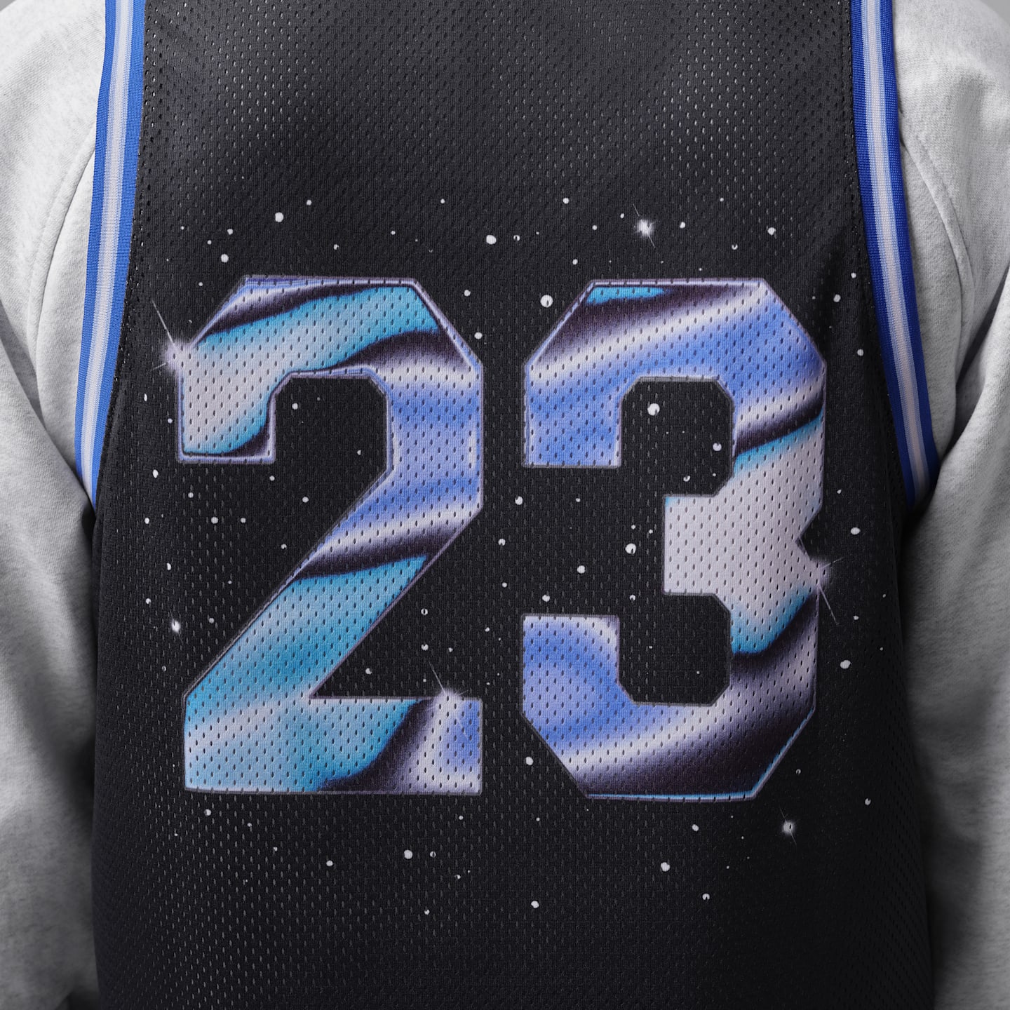 Мужской топ Jordan Brooklyn Space Jam Jersey, цвет: Чёрный — фото 6