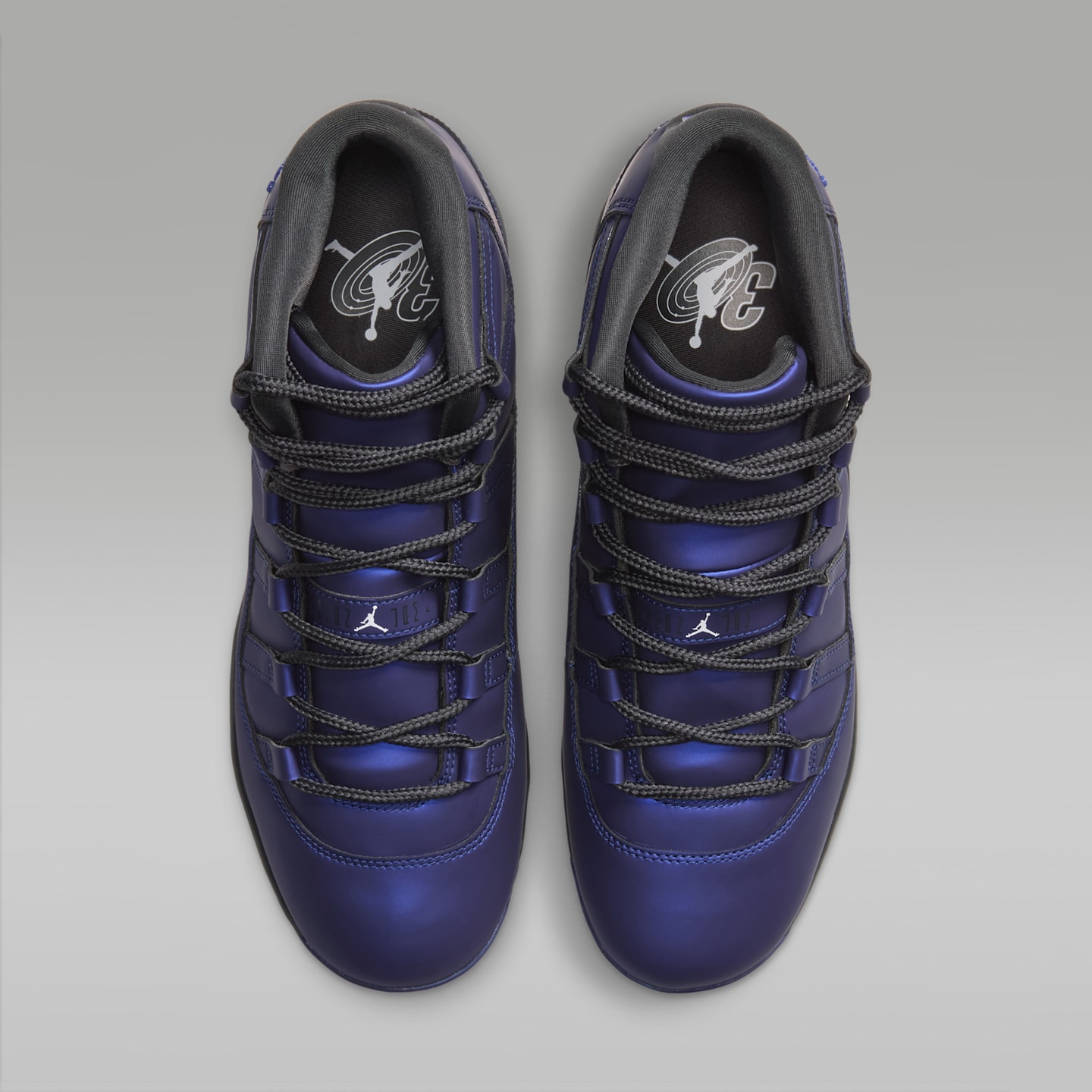 Мужские бутсы Jordan 11 Retro MCS "Space Jam" Baseball, цвет: Почти чёрный — фото 4